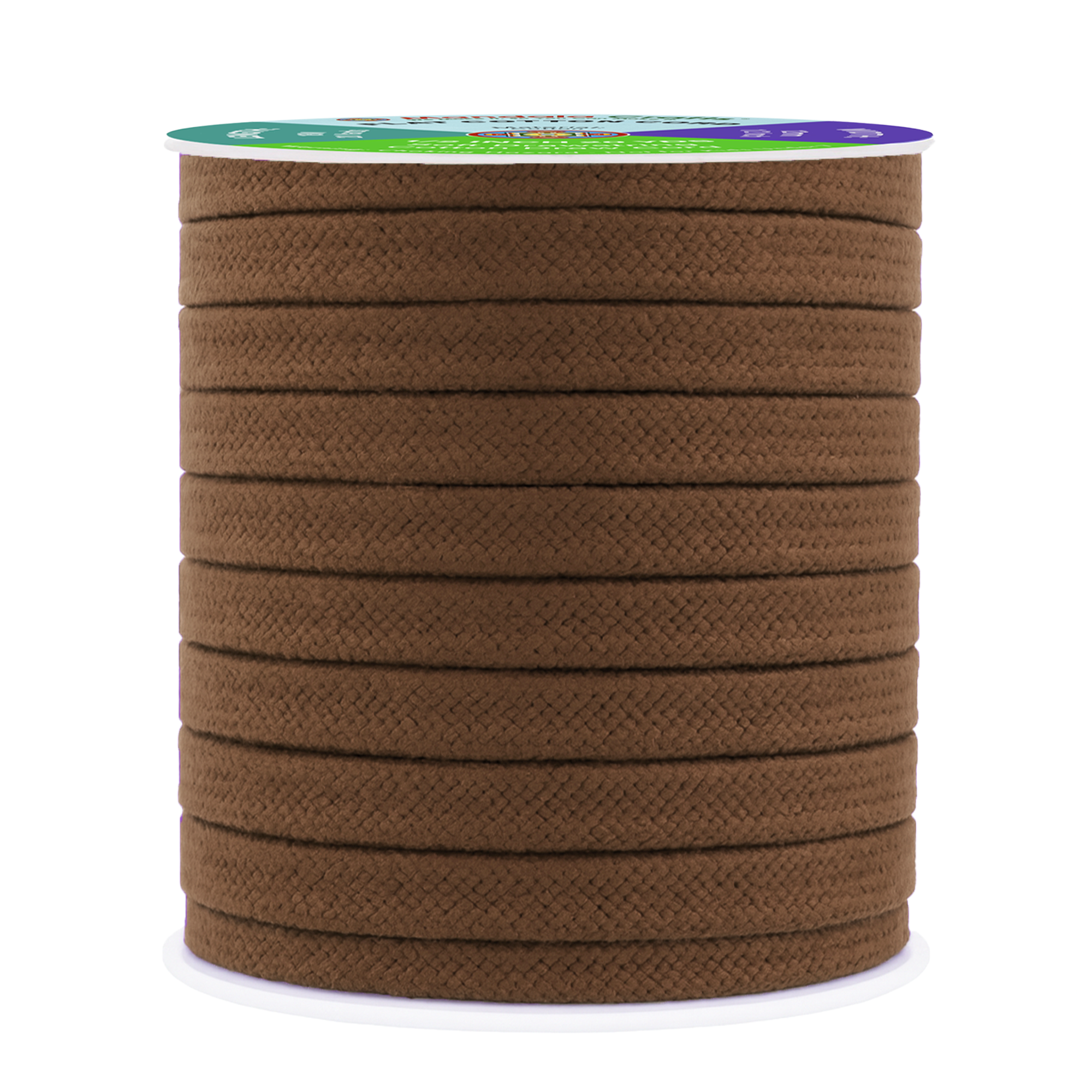 Mandala Crafts Flat Drawstring Cord Drawstring Replacement, Soft Drawstring Cotton Draw Cord Hoodie Sweatpants Drawcord Replacement