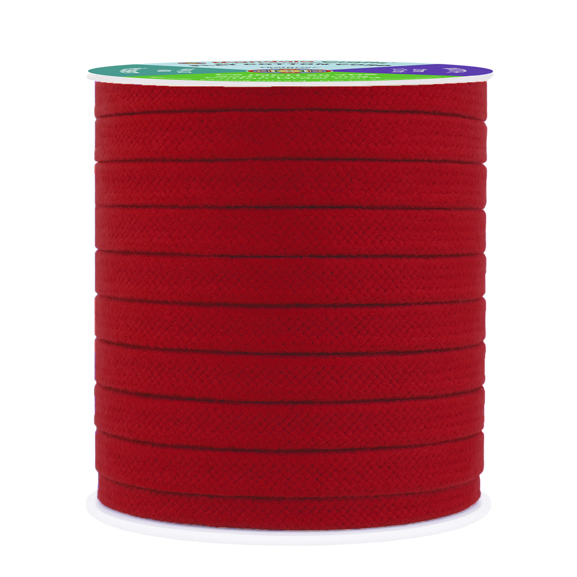 Mandala Crafts Flat Drawstring Cord Drawstring Replacement, Soft Drawstring Cotton Draw Cord Hoodie Sweatpants Drawcord Replacement