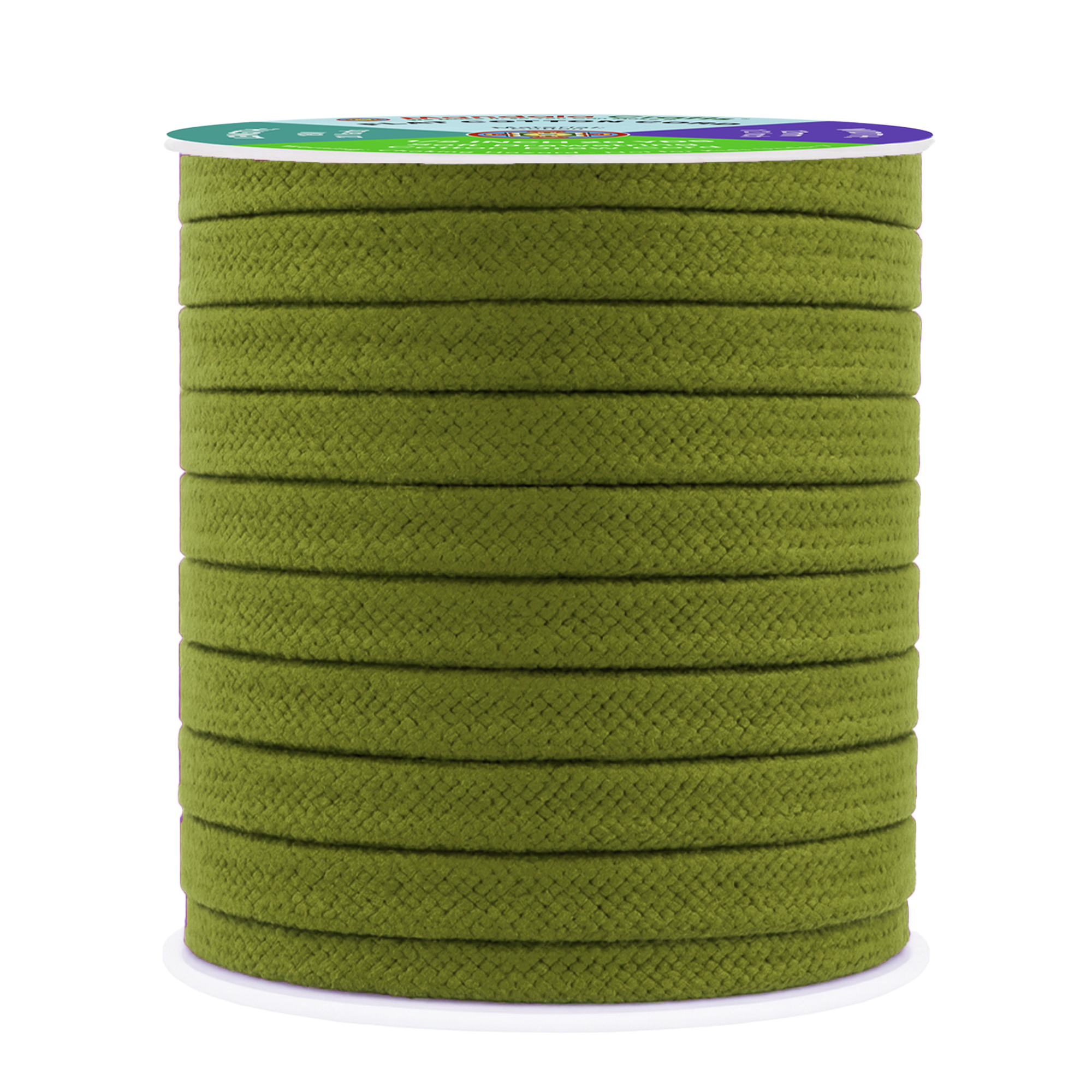 Mandala Crafts Flat Drawstring Cord Drawstring Replacement, Soft Drawstring Cotton Draw Cord Hoodie Sweatpants Drawcord Replacement