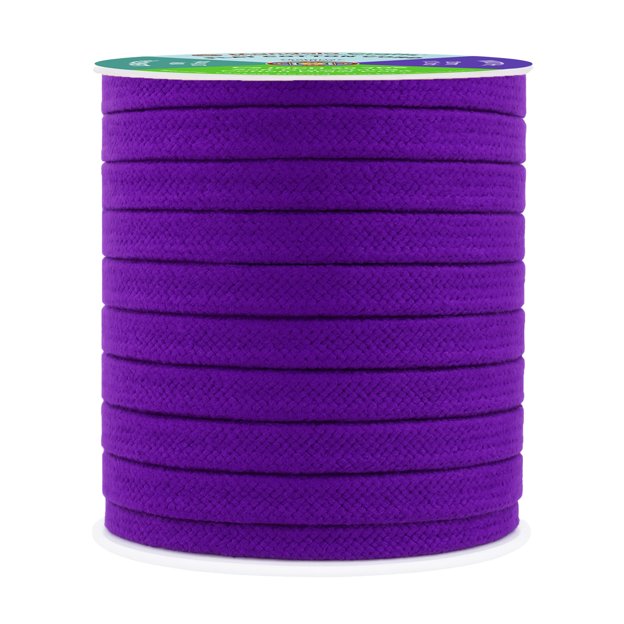 Mandala Crafts Flat Drawstring Cord Drawstring Replacement, Soft Drawstring Cotton Draw Cord Hoodie Sweatpants Drawcord Replacement