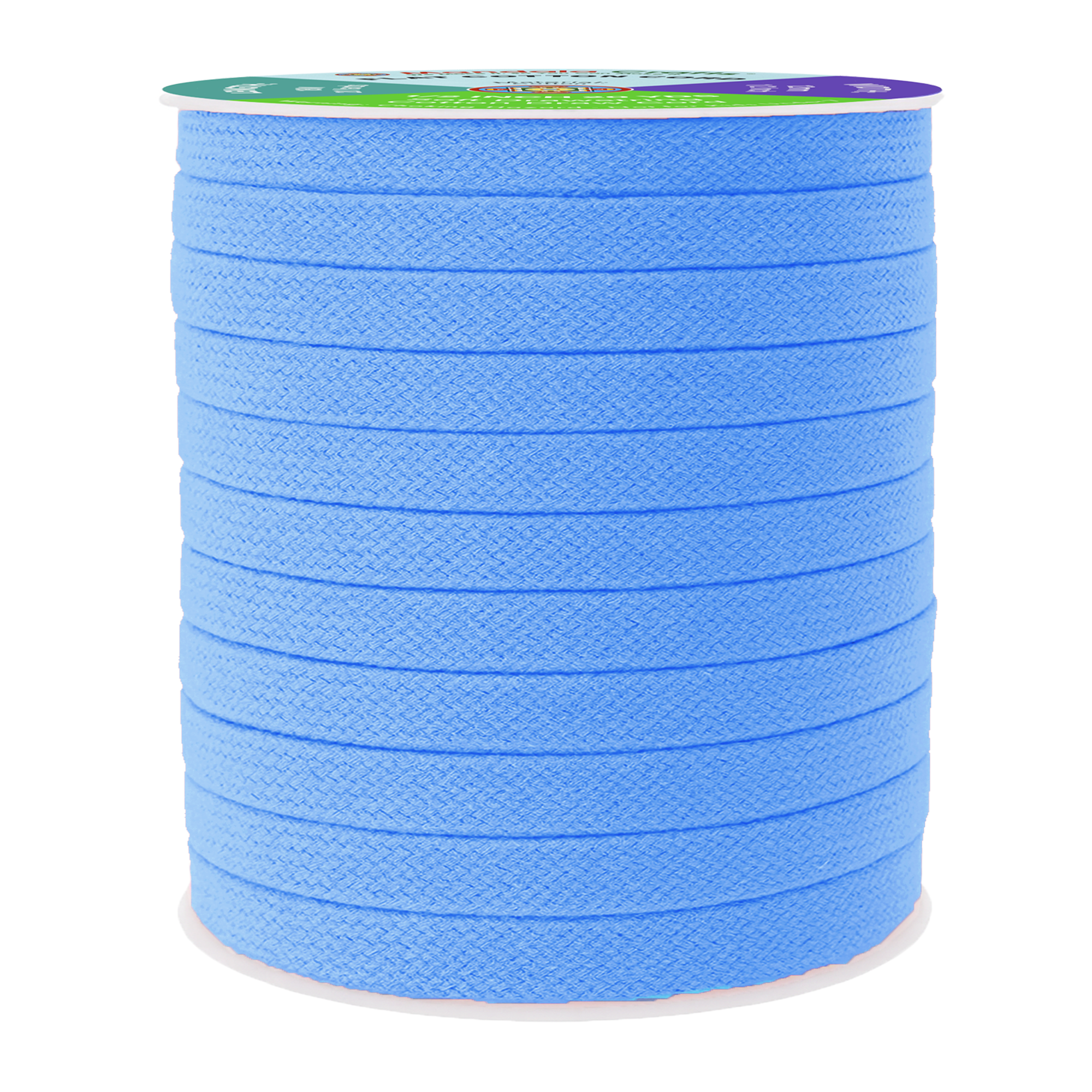 Mandala Crafts Flat Drawstring Cord Drawstring Replacement, Soft Drawstring Cotton Draw Cord Hoodie Sweatpants Drawcord Replacement