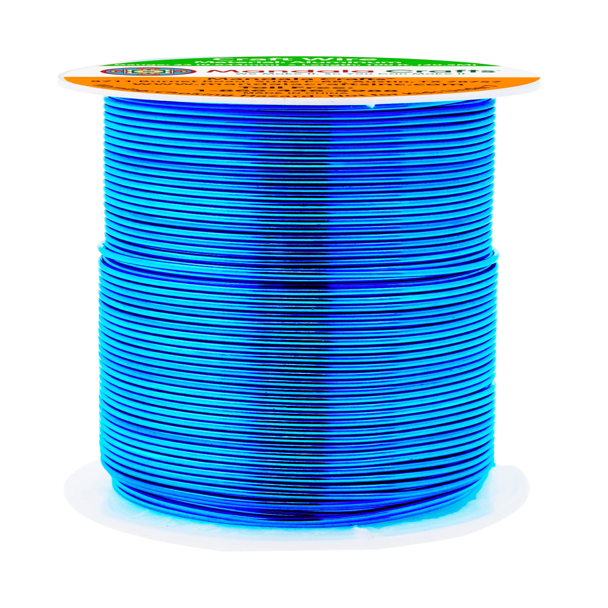 22 Gauge Anodized Aluminum Craft Wire for Jewelry Making - Bendable Flexible Crafting Wire 22 Gauge Wire Colored for Bonsai - Armature Wire for Sculpting - 100 feet