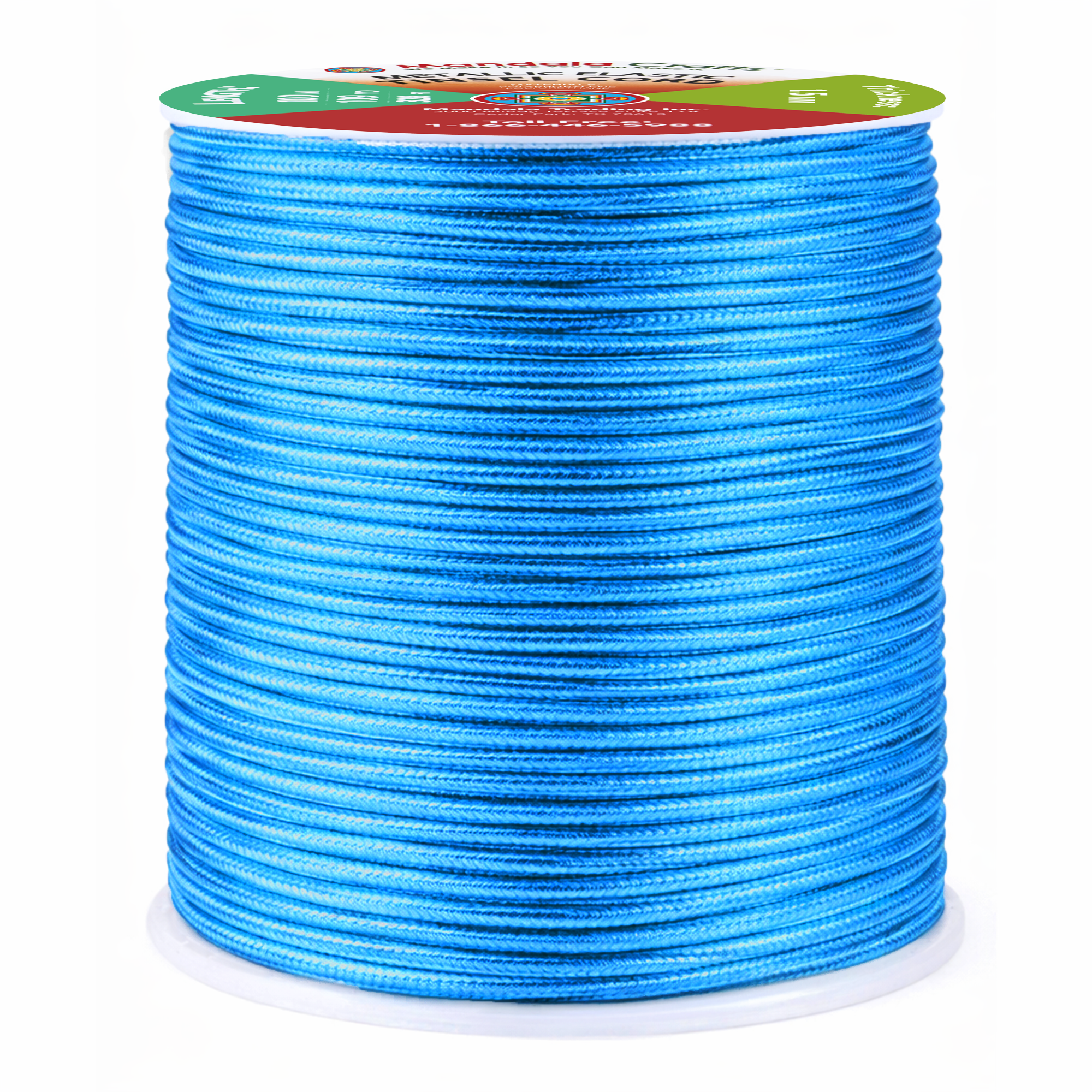 Metallic Cord Tinsel String Rope for Ornament Hanging, Decorating, Gift Wrapping, Crafting