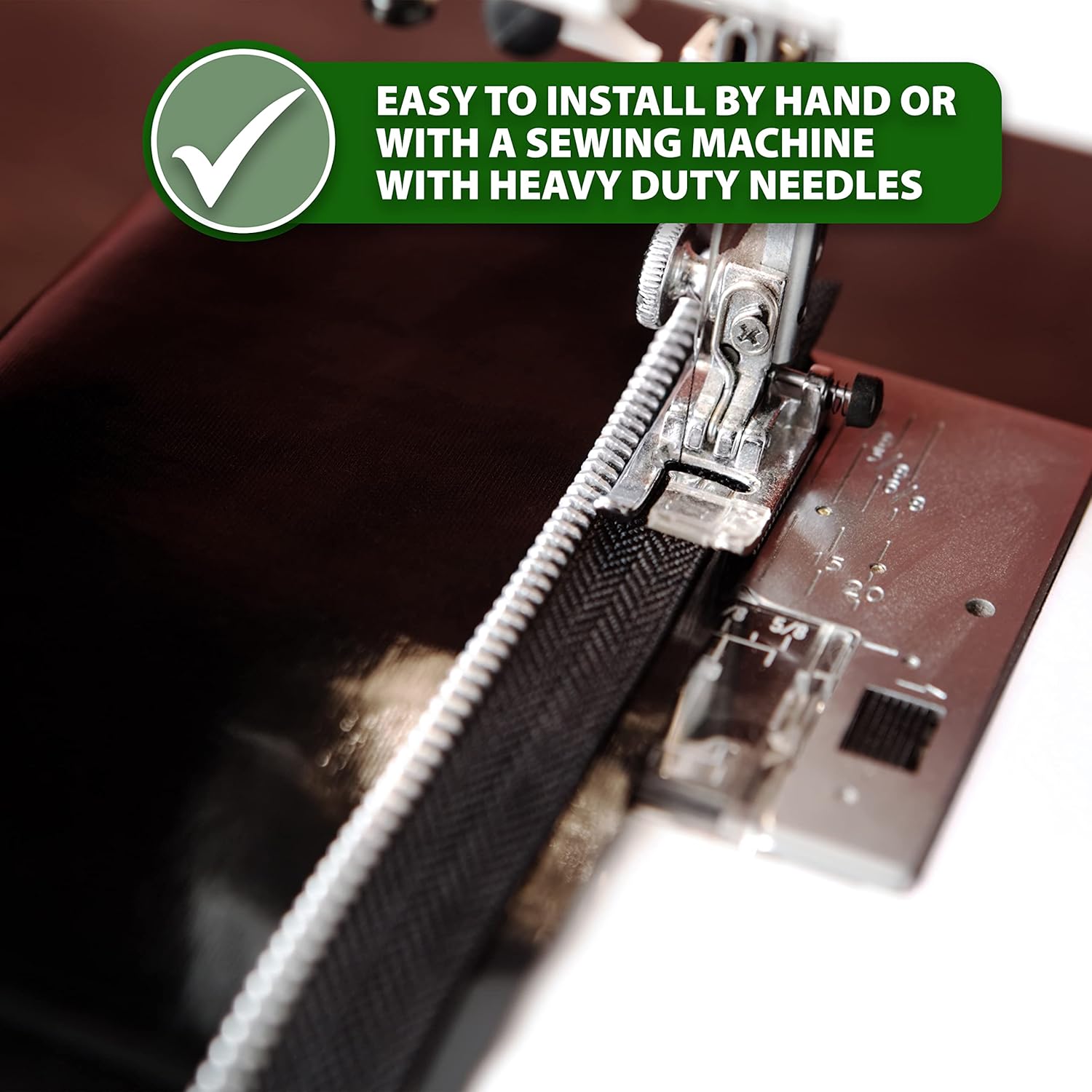 Black Heavy Duty Zipper Metal Zipper #10 Black Separating Zipper for Jackets Sewing Coats Upholstery Clothing