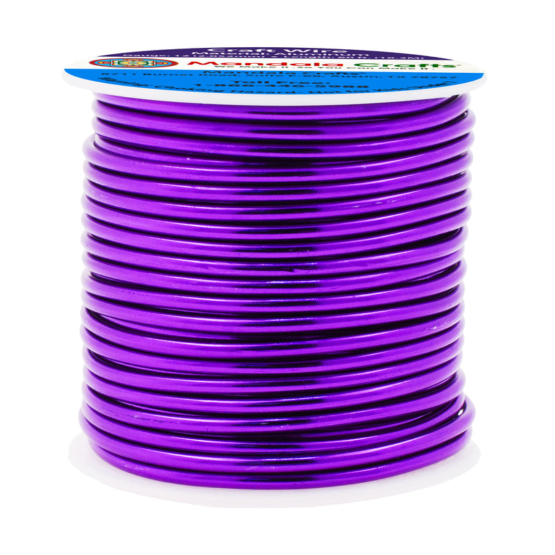 12 Gauge Anodized Jewelry Making Beading Floral Colored Aluminum Craft Wire