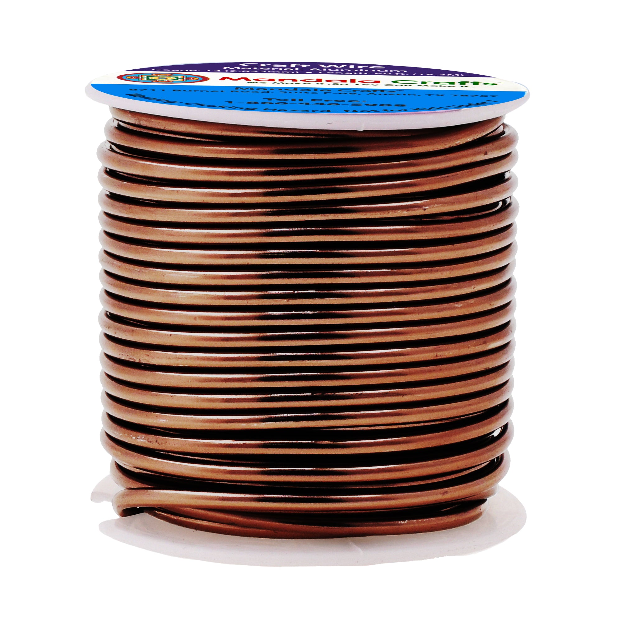 12 Gauge Anodized Aluminum Craft Wire for Jewelry Making - Bendable Flexible Crafting Wire 12 Gauge Wire Colored for Bonsai - Armature Wire for Sculpting - 60 feet
