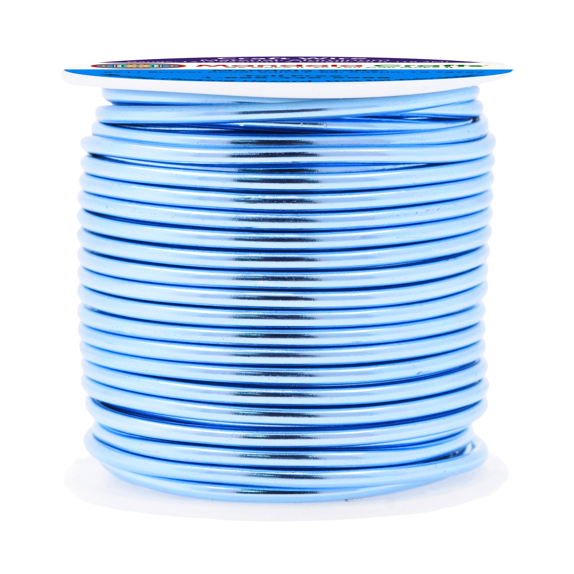 12 Gauge Anodized Aluminum Craft Wire for Jewelry Making - Bendable Flexible Crafting Wire 12 Gauge Wire Colored for Bonsai - Armature Wire for Sculpting - 60 feet
