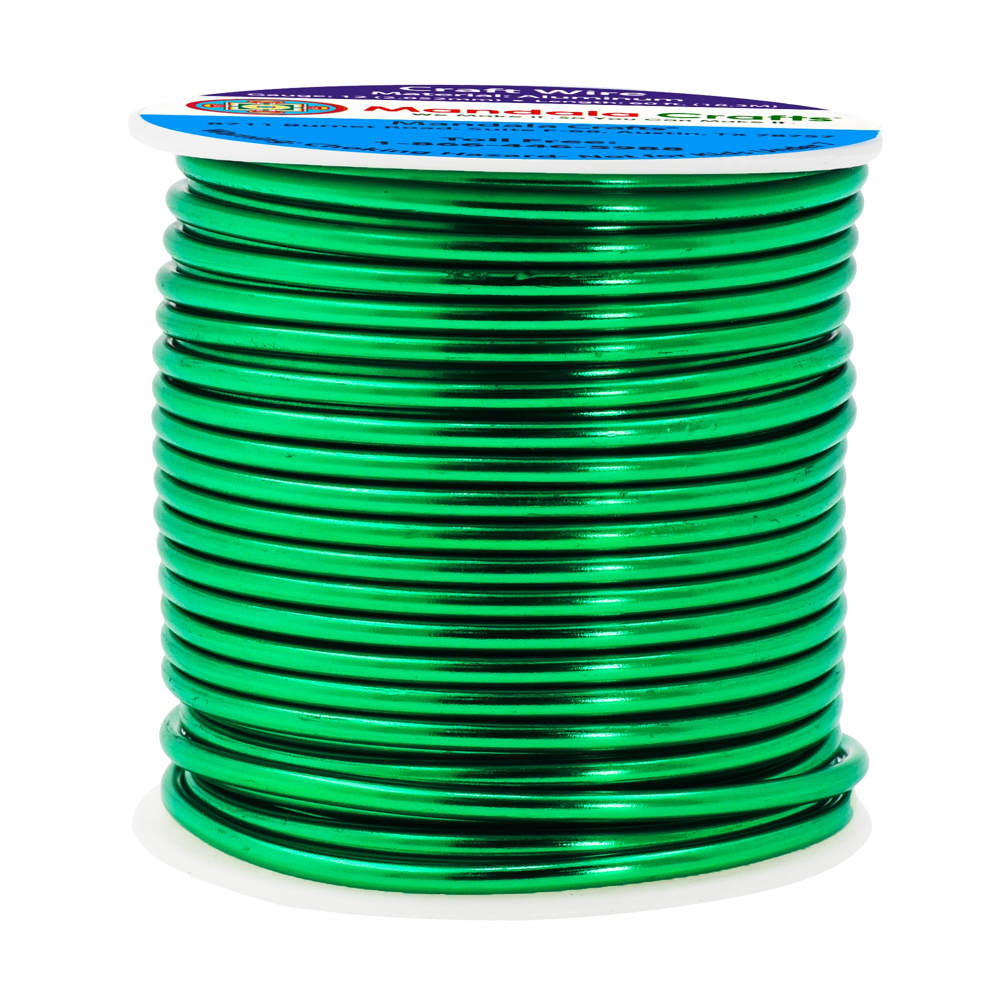 12 Gauge Anodized Aluminum Craft Wire for Jewelry Making - Bendable Flexible Crafting Wire 12 Gauge Wire Colored for Bonsai - Armature Wire for Sculpting - 60 feet