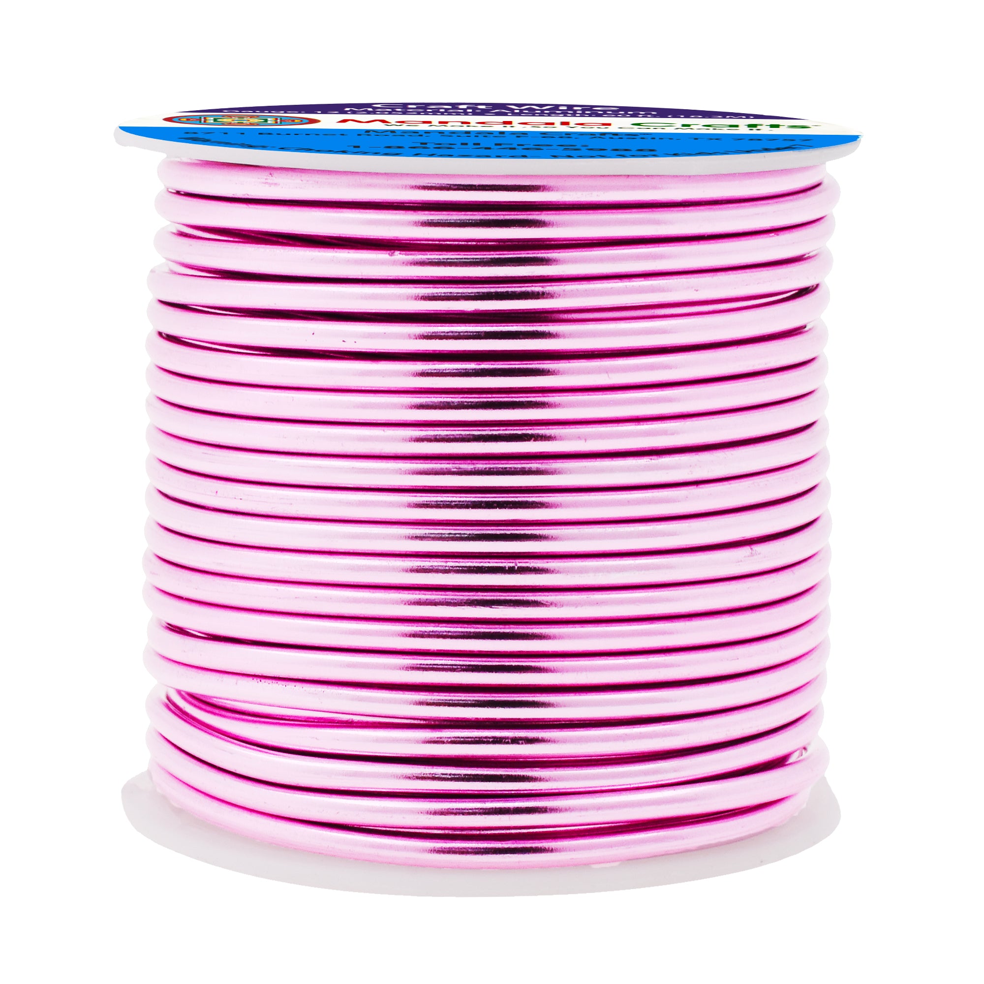 12 Gauge Anodized Aluminum Craft Wire for Jewelry Making - Bendable Flexible Crafting Wire 12 Gauge Wire Colored for Bonsai - Armature Wire for Sculpting - 60 feet