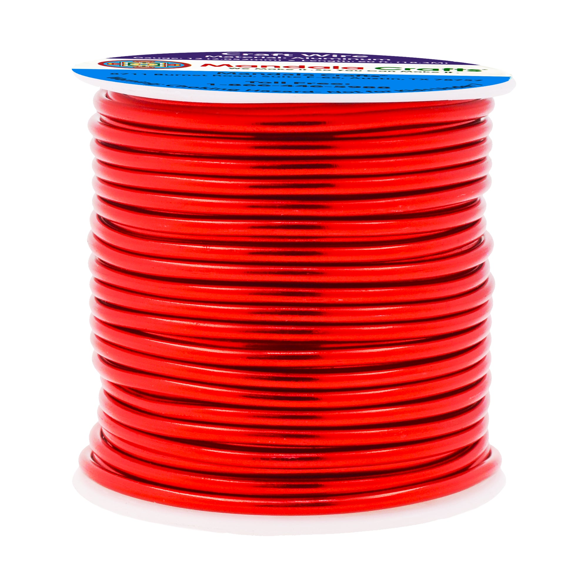 12 Gauge Anodized Aluminum Craft Wire for Jewelry Making - Bendable Flexible Crafting Wire 12 Gauge Wire Colored for Bonsai - Armature Wire for Sculpting - 60 feet