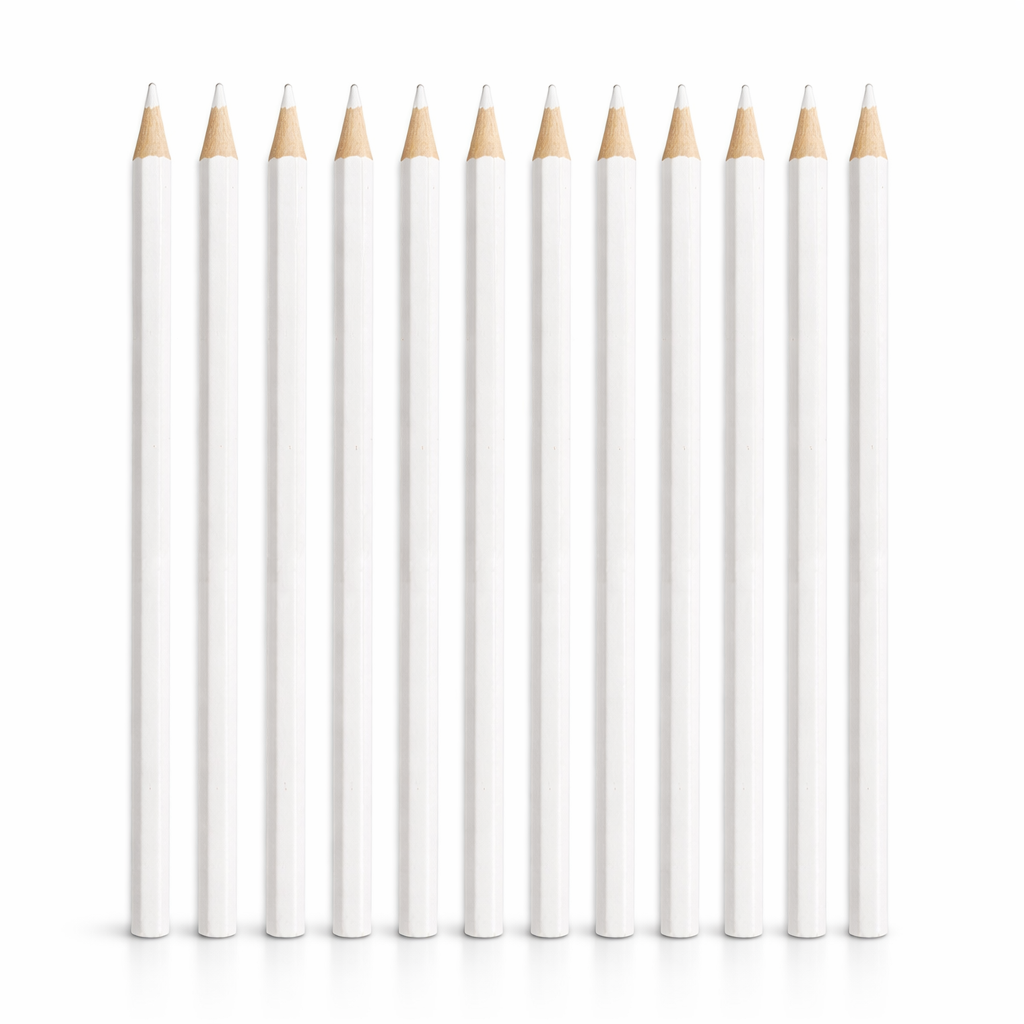 Mandala Crafts 12 Water Soluble Pencils for Fabric Marking - Washable Fabric Pencil for Sewing - Quilting Embroidery Tailor Dressmaker Sewing Pencil for Fabric