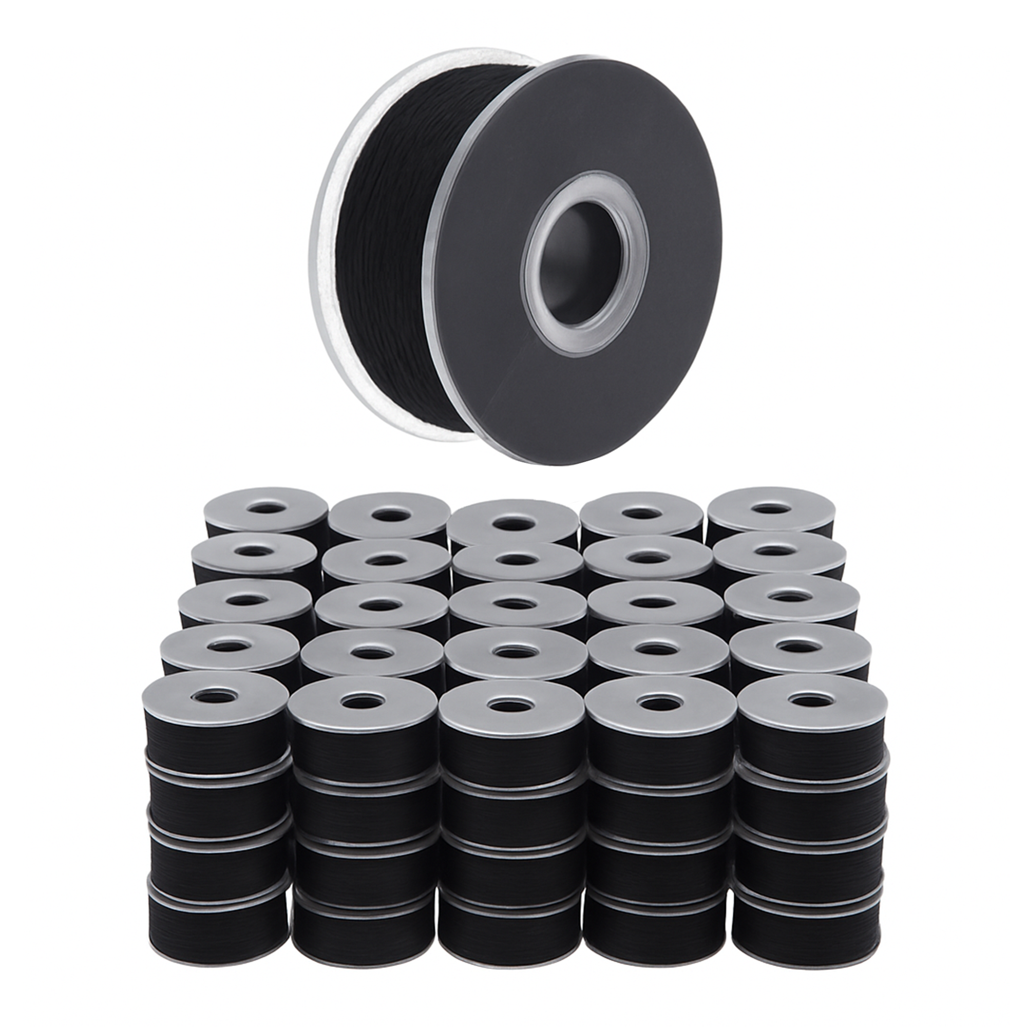 Mandala Crafts Prewound Bobbin Thread Prewound Bobbins for Embroidery Machines Singer Brother 144 PCs Class 15 60/2 60WT