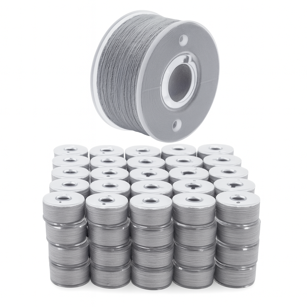 Mandala Crafts Prewound Bobbin Thread Prewound Bobbins for Embroidery Machines Singer Brother 144 PCs Class 15 60/2 60WT