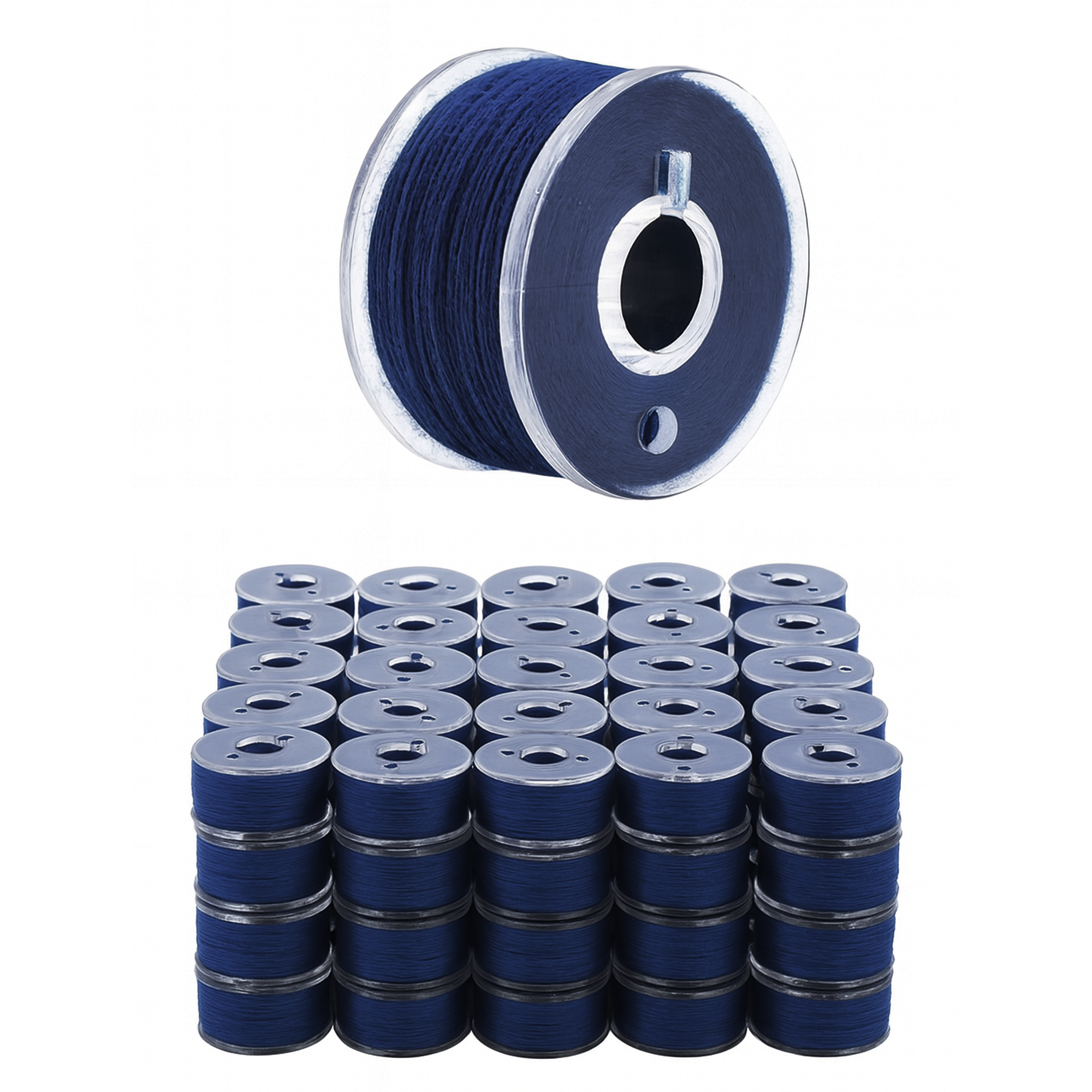 Mandala Crafts Prewound Bobbin Thread Prewound Bobbins for Embroidery Machines Singer Brother 144 PCs Class 15 60/2 60WT