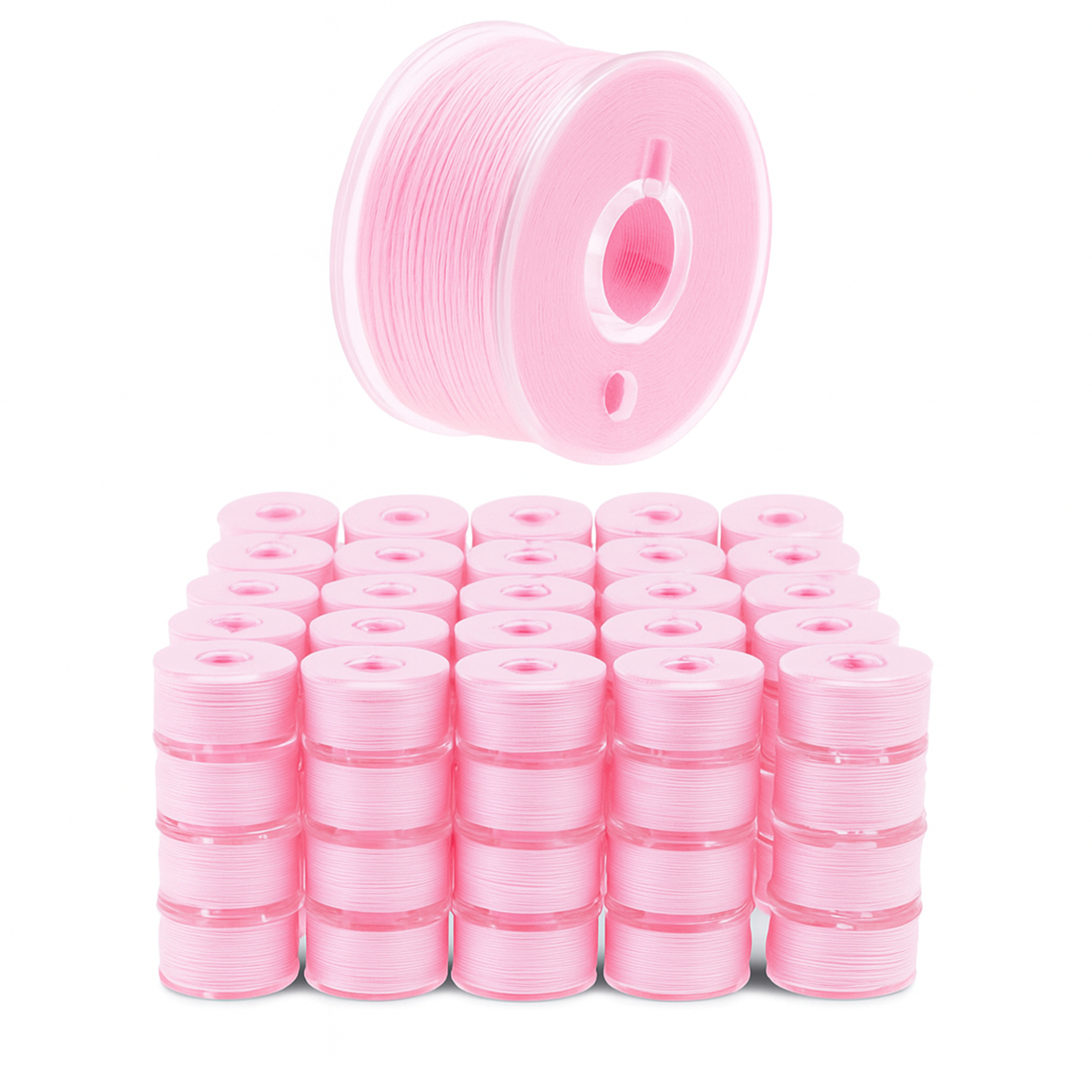 Mandala Crafts Prewound Bobbin Thread Prewound Bobbins for Embroidery Machines Singer Brother 144 PCs Class 15 60/2 60WT