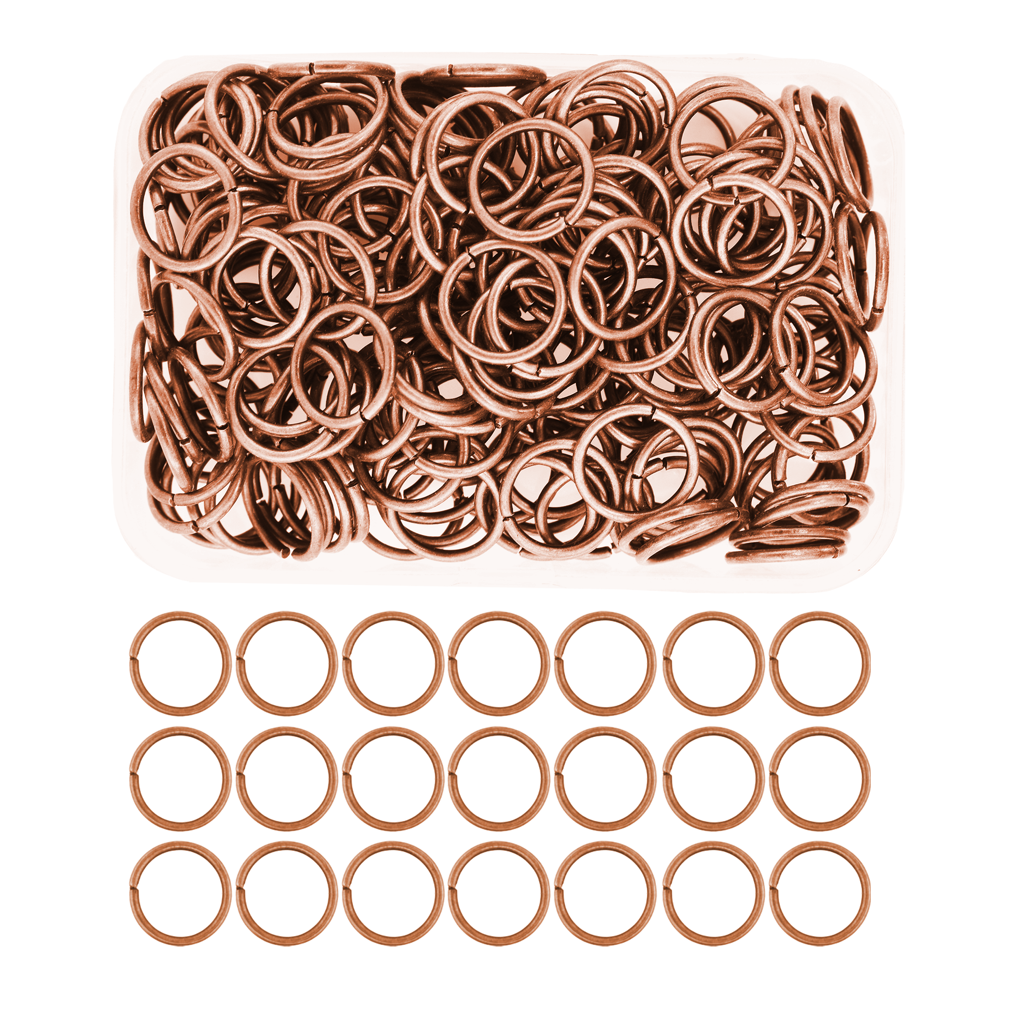 Mandala Crafts Small Jump Rings for Jewelry Making Metal Jump Rings for Crafts Jump Ring Jewelry O Rings Jump Ring Kit 1200 PCs 4mm 5mm 6mm 7mm 8mm 10mm Jump Rings 1200 PCs