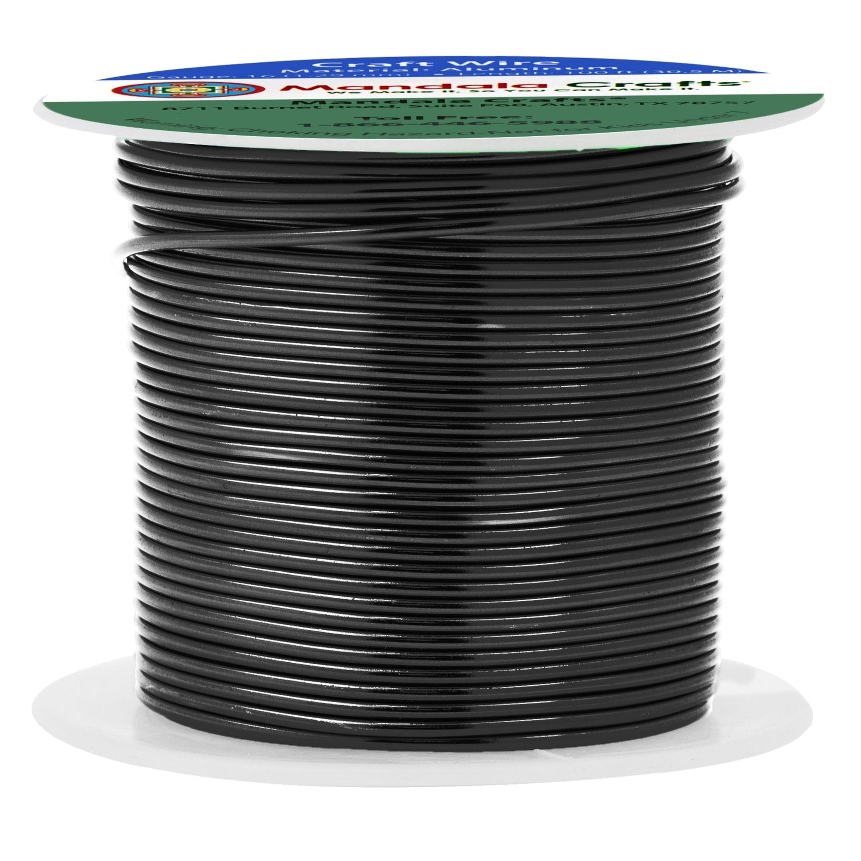 16 Gauge Anodized Aluminum Craft Wire for Jewelry Making - Bendable Flexible Crafting Wire 16 Gauge Wire Colored for Bonsai - Armature Wire for Sculpting - 100 feet