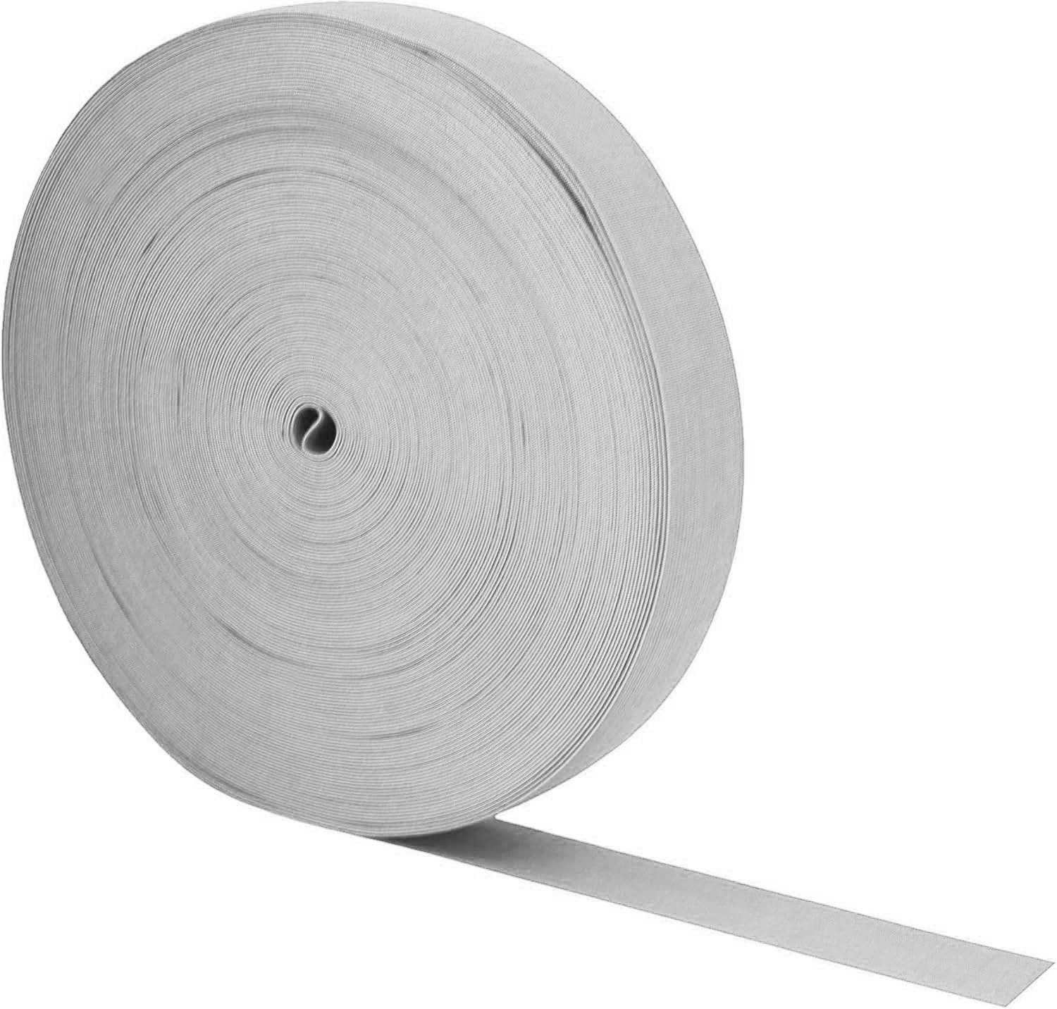 1 Inch Elastic Band for Sewing - Wide 1 Inch Elastic Bands Spool for Pants Elastic Waistband Sewing - 50 YD Stretchy Flat Fabric Strap Knit Elastic Band for Wig