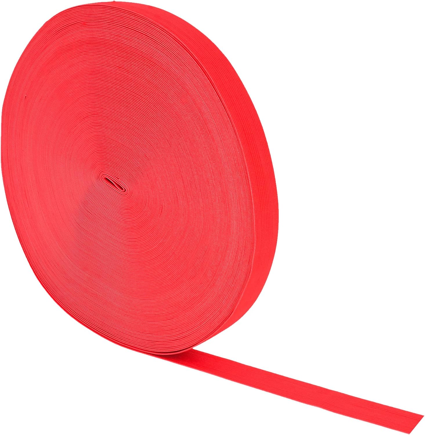 1 Inch Elastic Band for Sewing - Wide 1 Inch Elastic Bands Spool for Pants Elastic Waistband Sewing - 50 YD Stretchy Flat Fabric Strap Knit Elastic Band for Wig