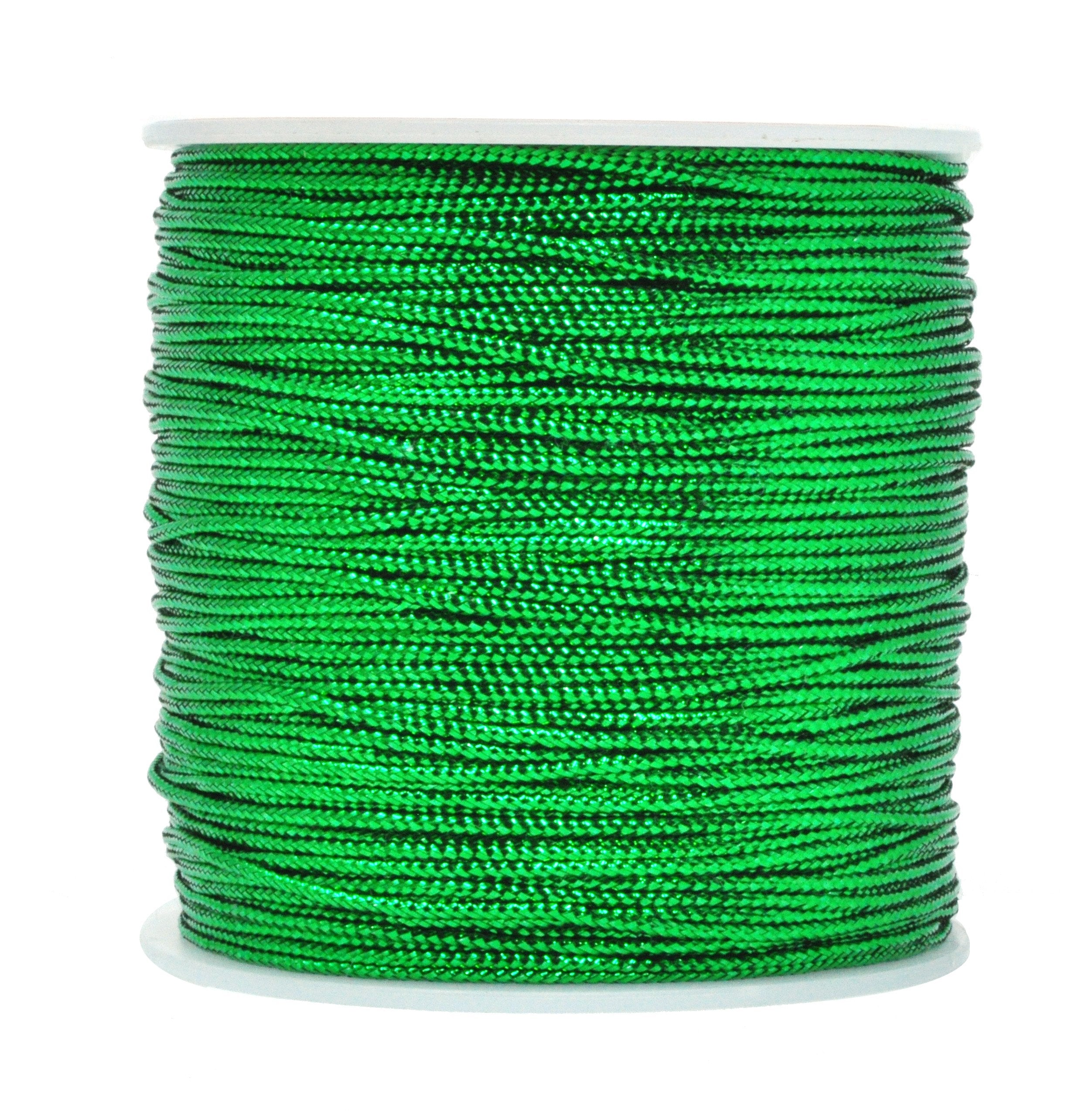 Metallic Cord Tinsel String Rope for Ornament Hanging, Decorating, Gift Wrapping, Crafting