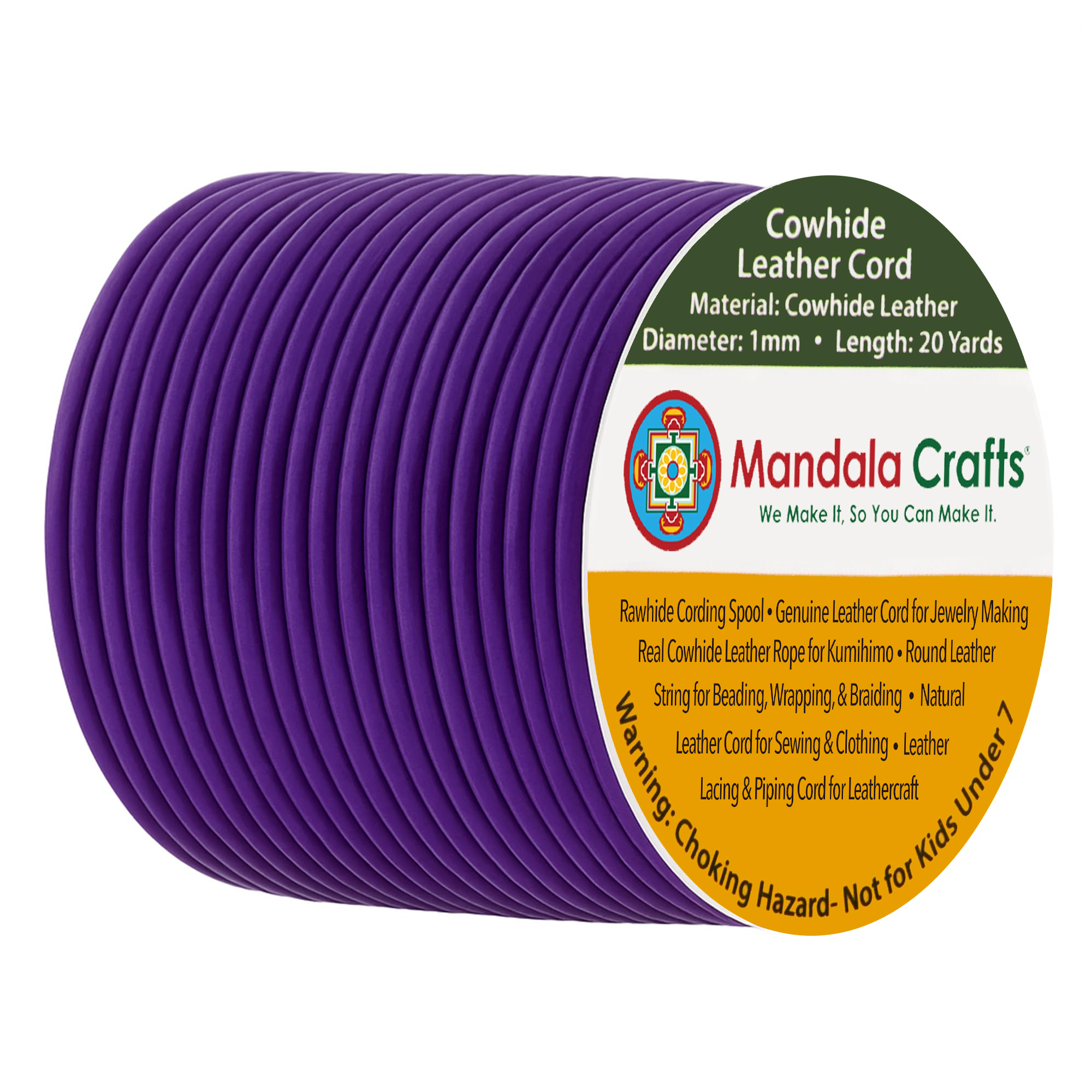 Round Cowhide Genuine Leather String Cord, Natural Rawhide Rope for Jewelry Making, Kumihimo Braiding, Shoelaces