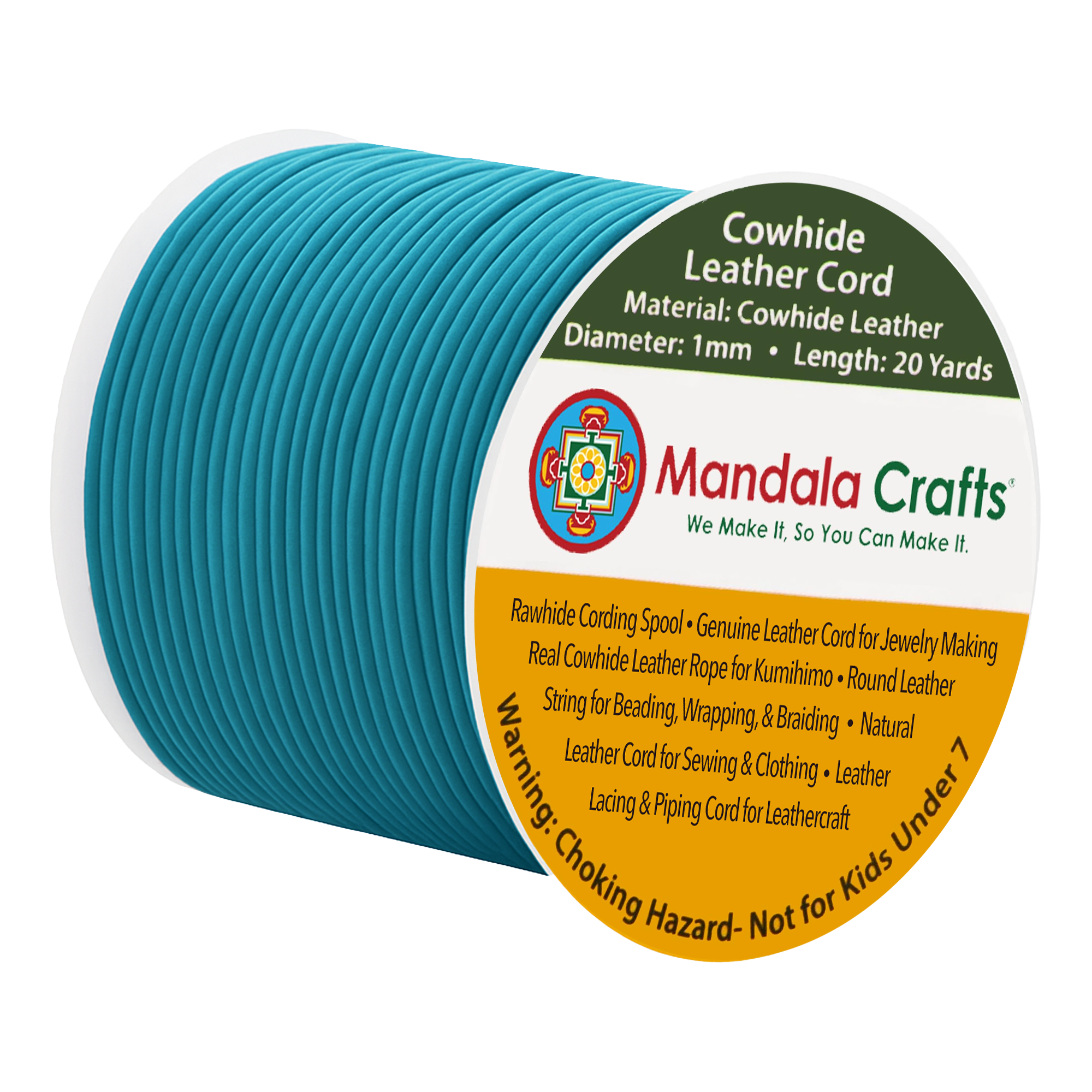 Round Cowhide Genuine Leather String Cord, Natural Rawhide Rope for Jewelry Making, Kumihimo Braiding, Shoelaces