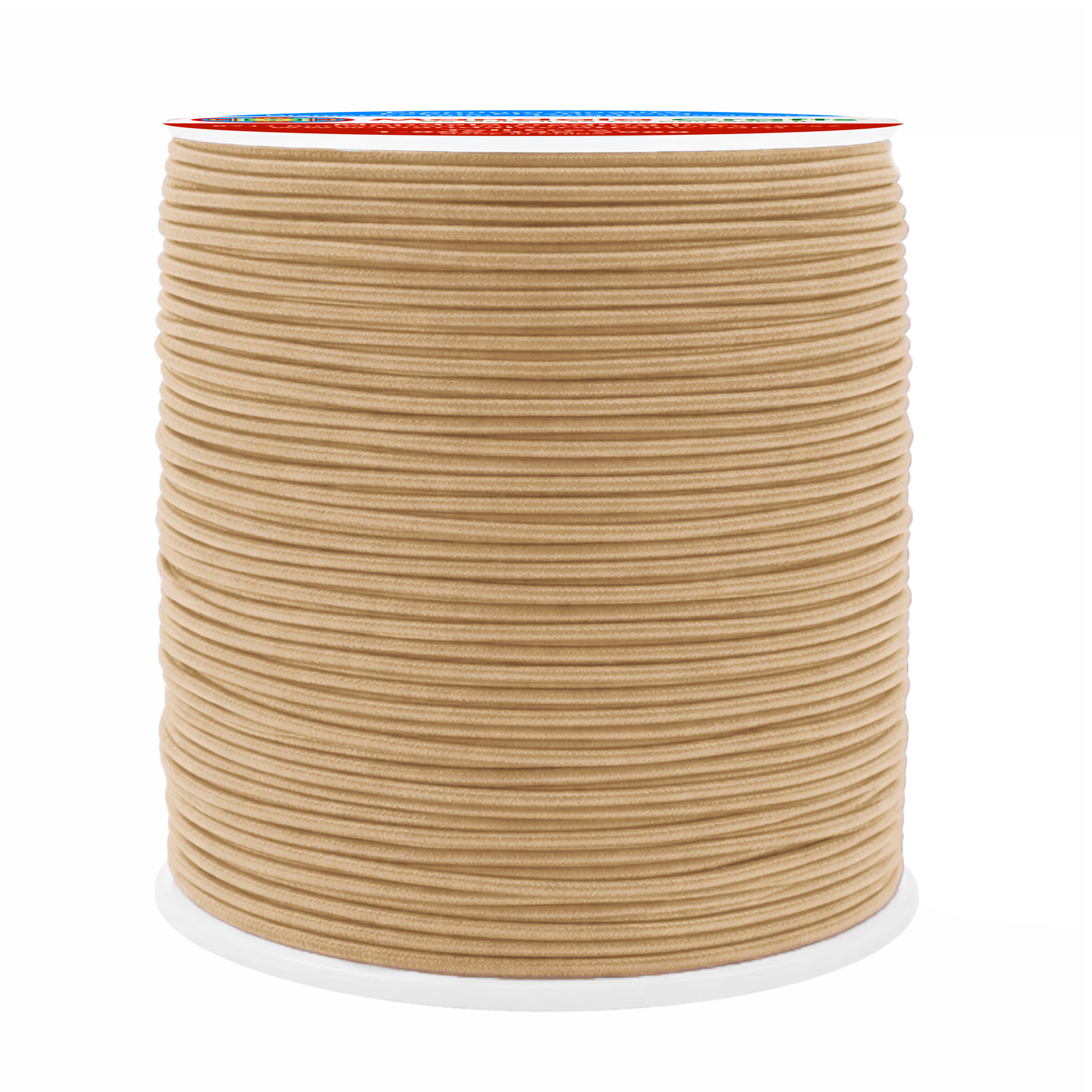 Mandala Crafts 1mm Elastic Cord Stretchy String for Bracelets, Necklaces, Jewelry Making, Beading, Masks; 109 Yards