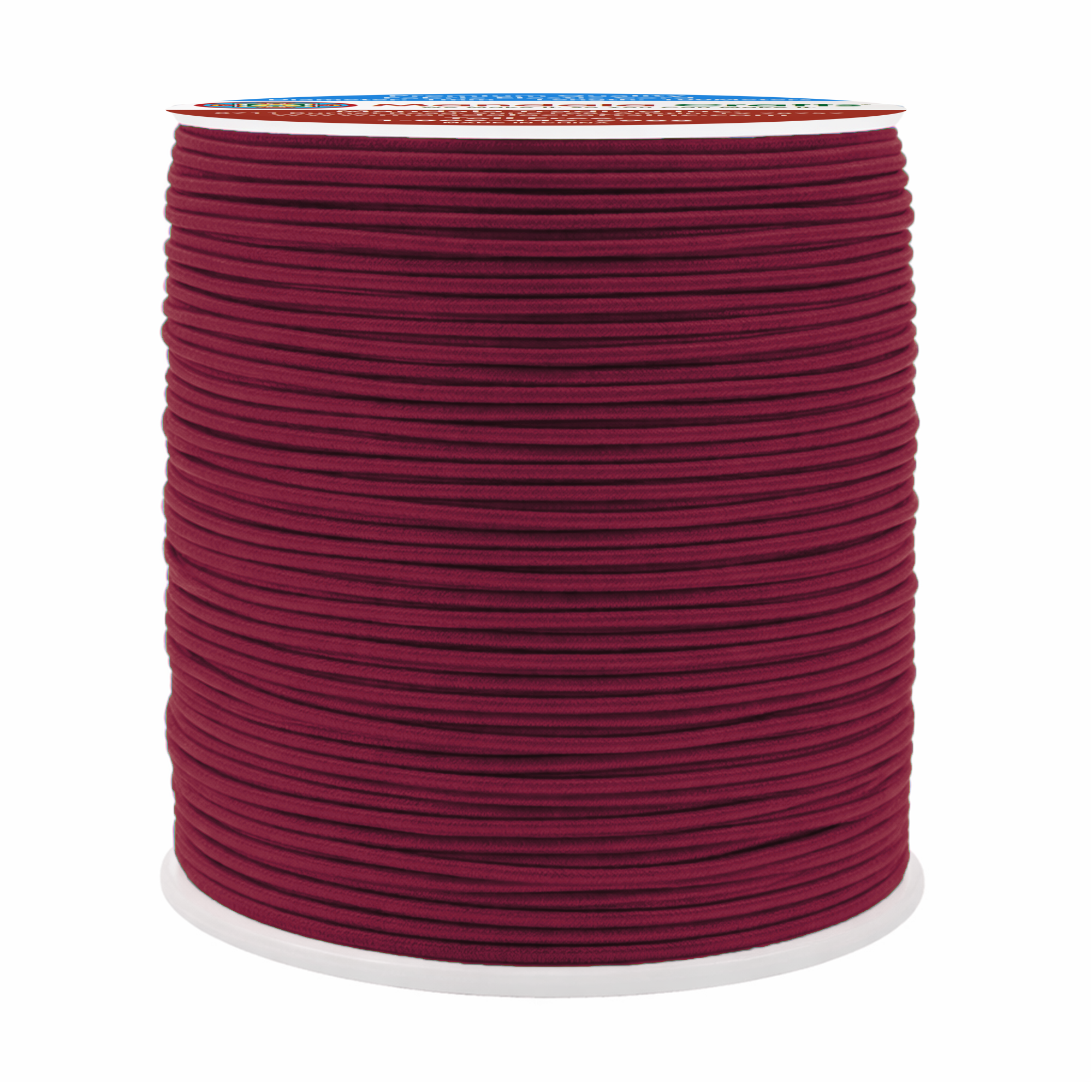 Mandala Crafts 1mm Elastic Cord Stretchy String for Bracelets, Necklaces, Jewelry Making, Beading, Masks; 109 Yards
