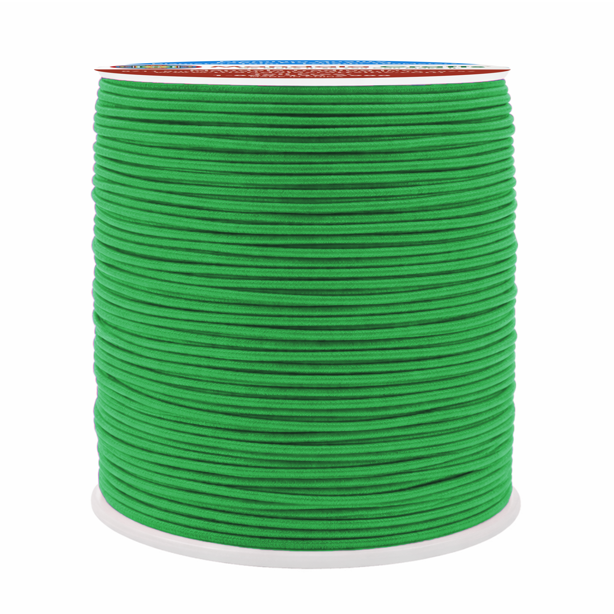 Mandala Crafts 1mm Elastic Cord Stretchy String for Bracelets, Necklaces, Jewelry Making, Beading, Masks; 109 Yards