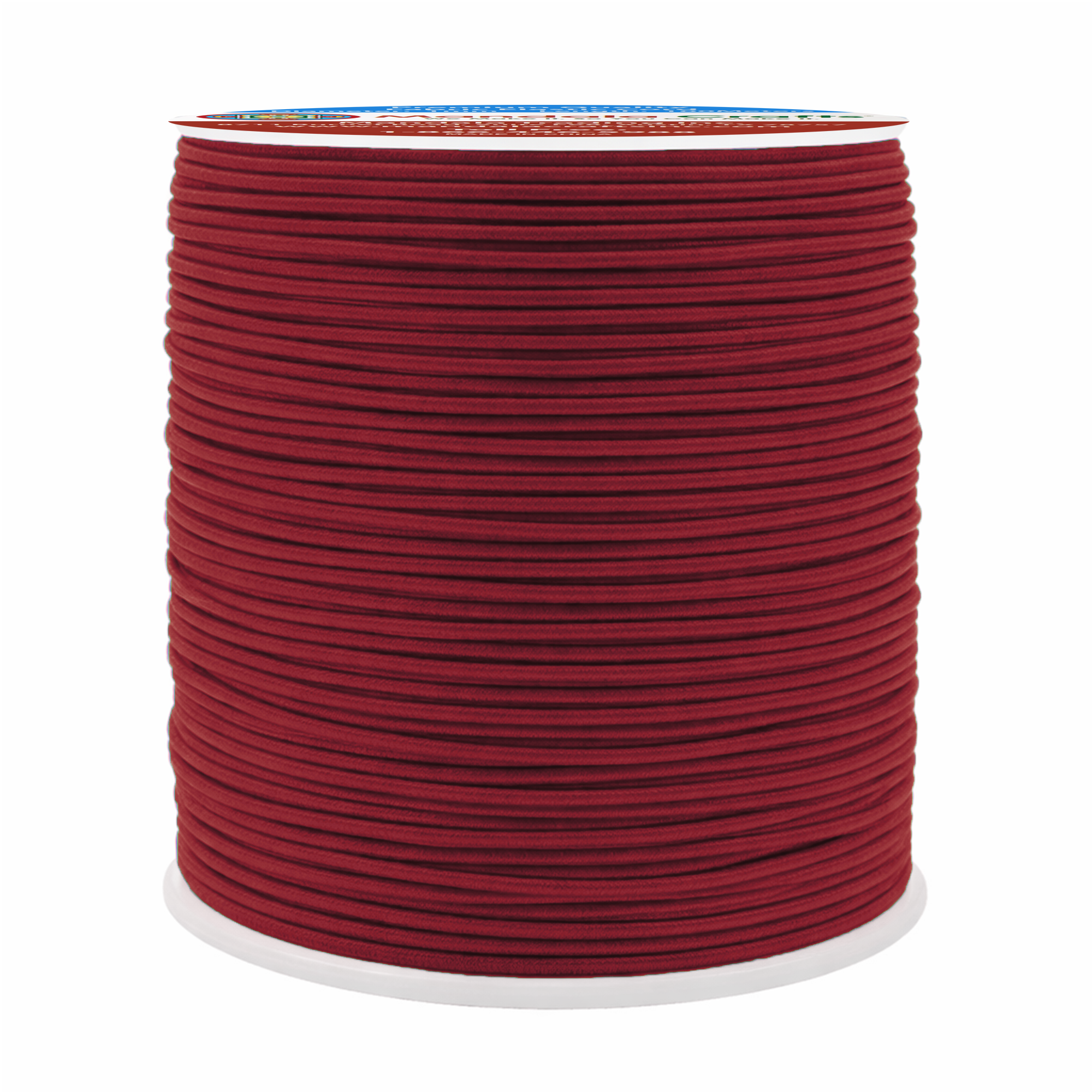 Mandala Crafts 1mm Elastic Cord Stretchy String for Bracelets, Necklaces, Jewelry Making, Beading, Masks; 109 Yards
