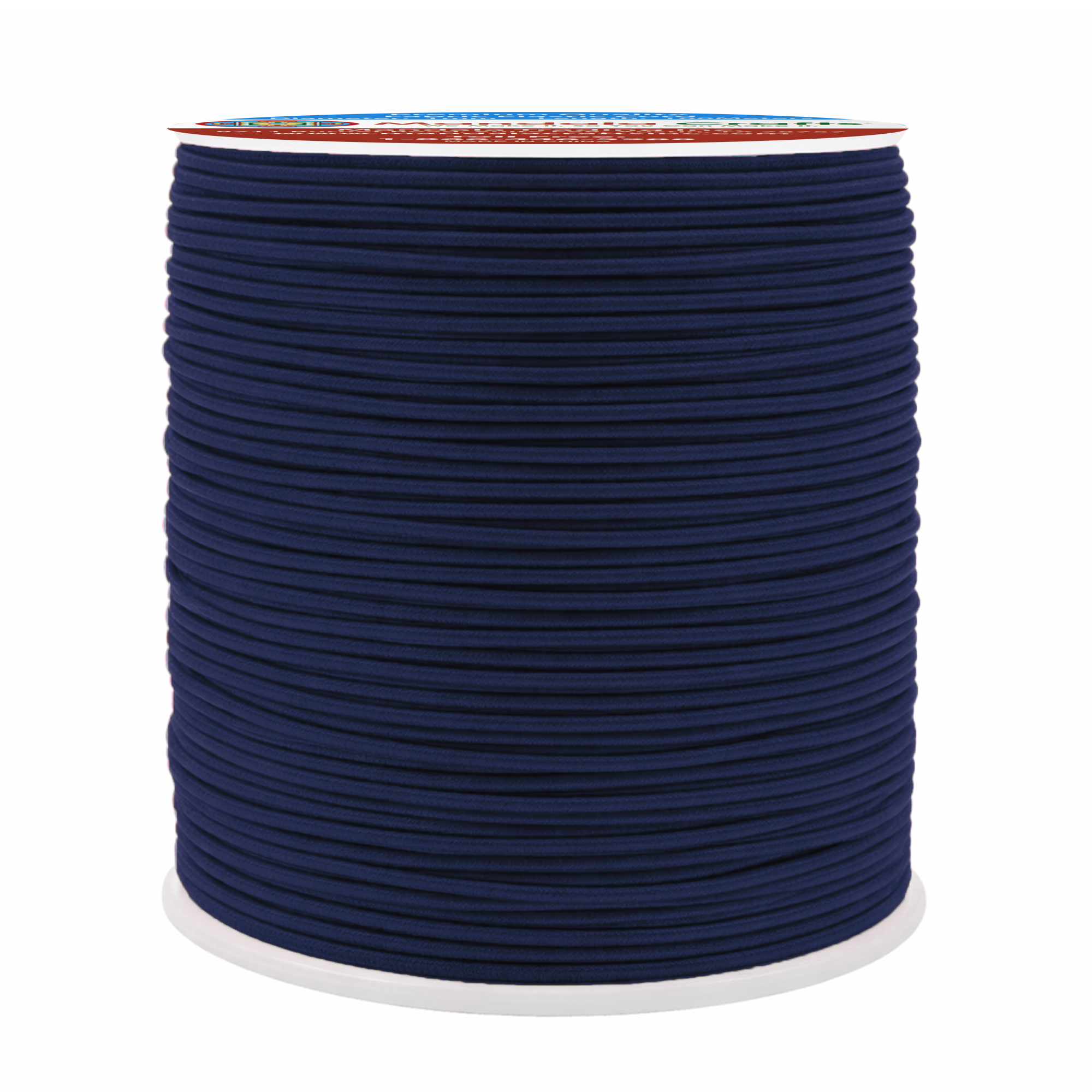 Mandala Crafts 1mm Elastic Cord Stretchy String for Bracelets, Necklaces, Jewelry Making, Beading, Masks; 109 Yards