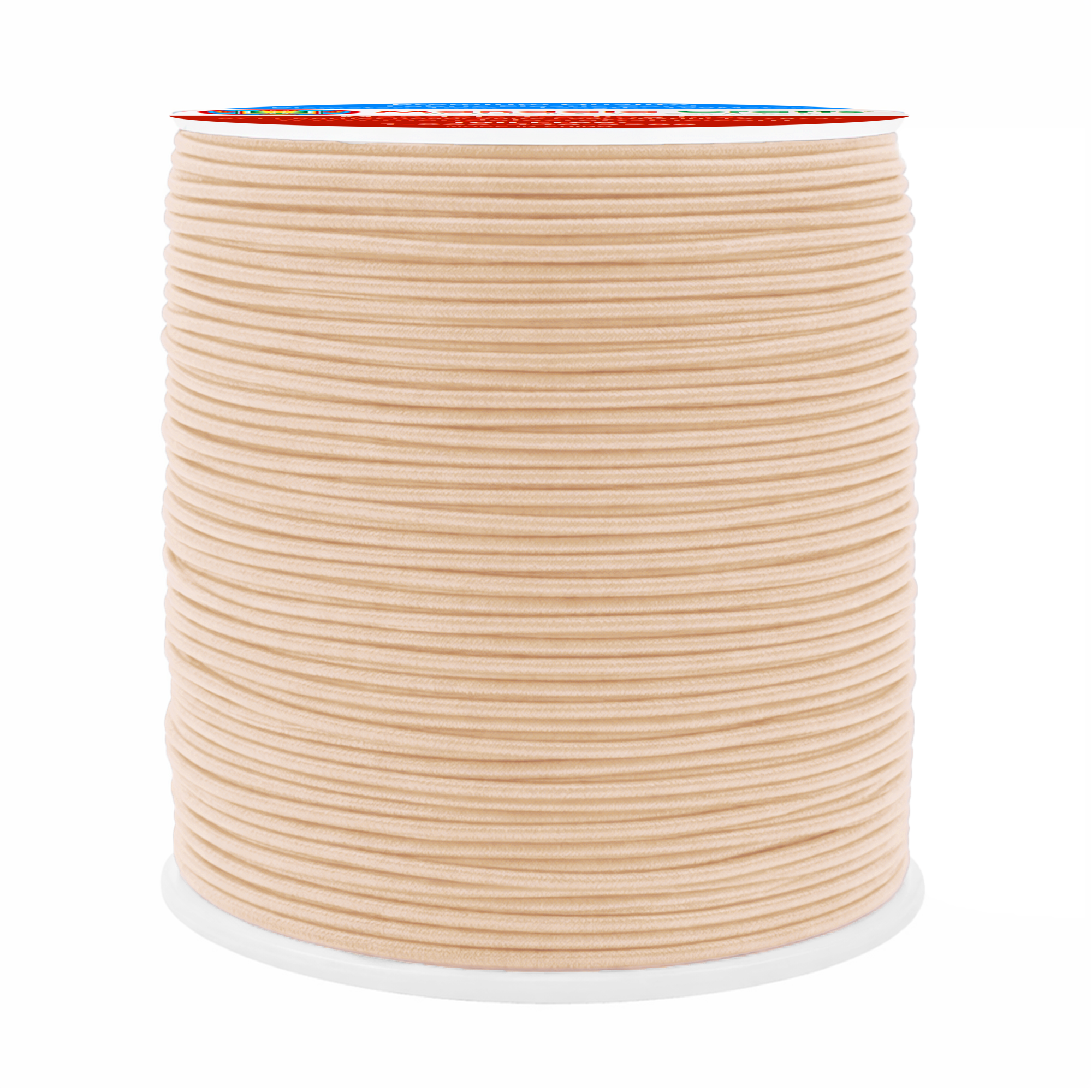 Mandala Crafts 1mm Elastic Cord Stretchy String for Bracelets, Necklaces, Jewelry Making, Beading, Masks; 109 Yards