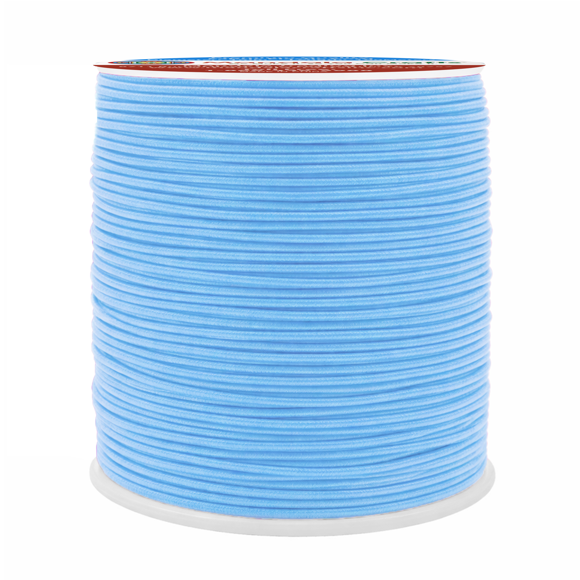 Mandala Crafts 1mm Elastic Cord Stretchy String for Bracelets, Necklaces, Jewelry Making, Beading, Masks; 109 Yards