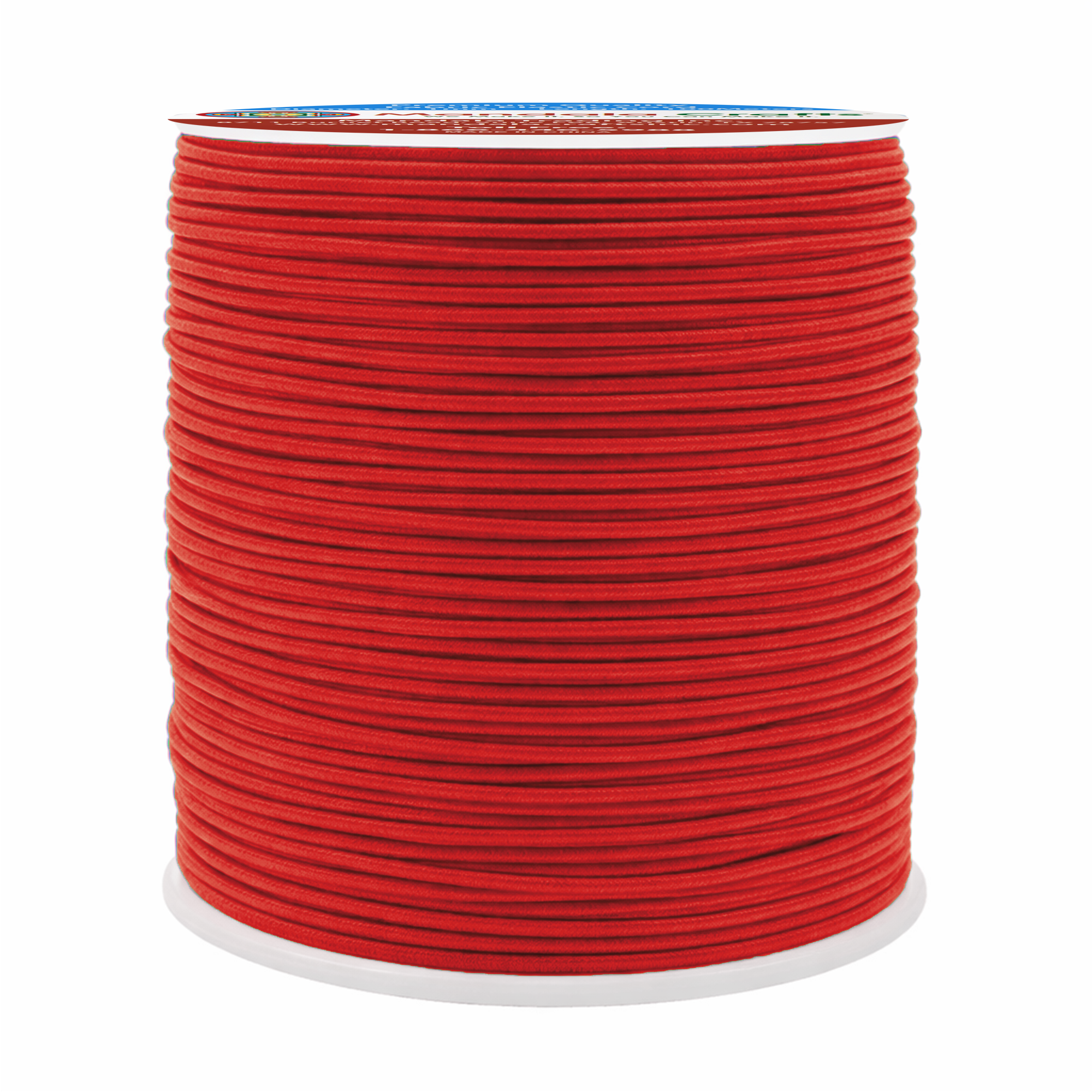 Mandala Crafts 1mm Elastic Cord Stretchy String for Bracelets, Necklaces, Jewelry Making, Beading, Masks; 109 Yards