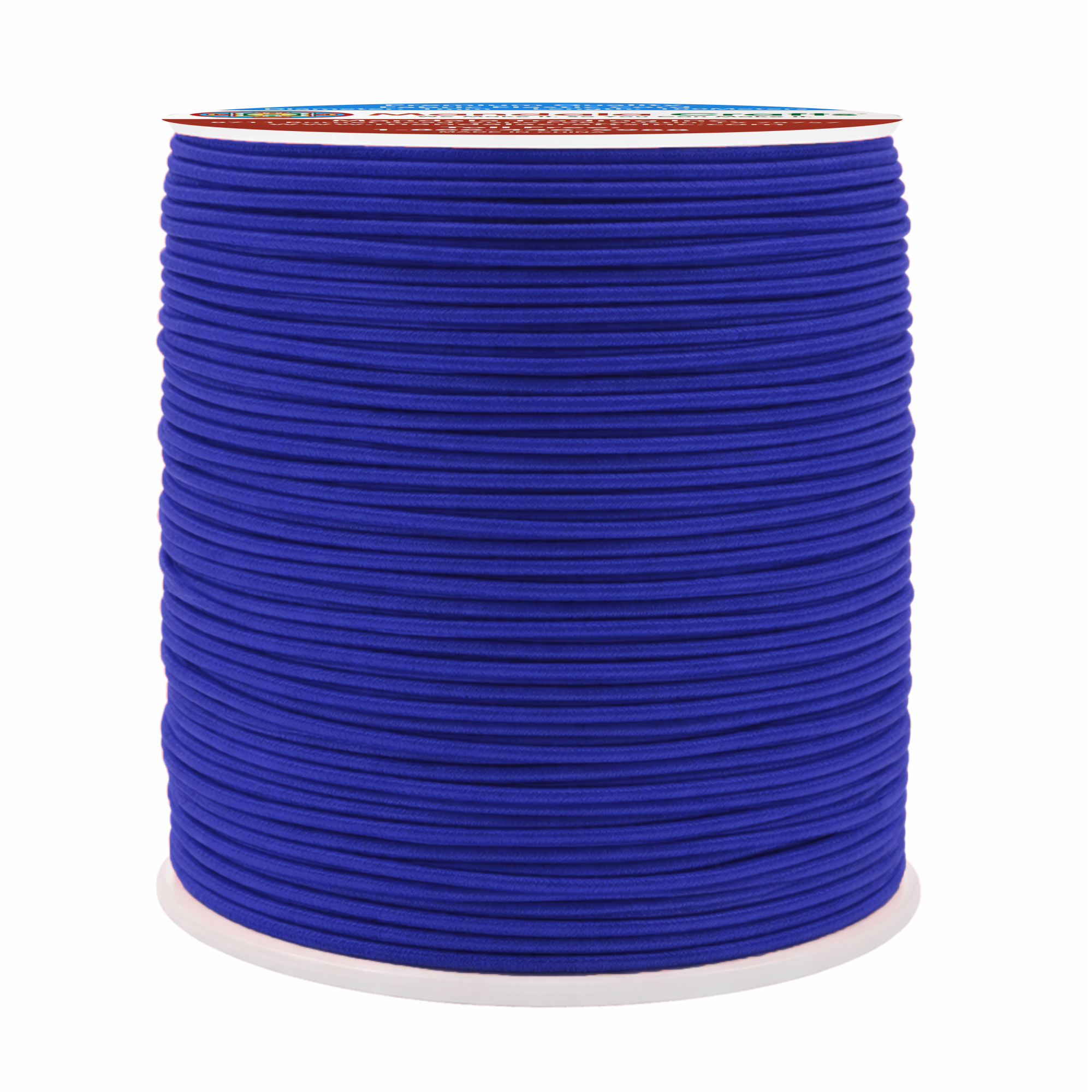 Mandala Crafts 1mm Elastic Cord Stretchy String for Bracelets, Necklaces, Jewelry Making, Beading, Masks; 109 Yards