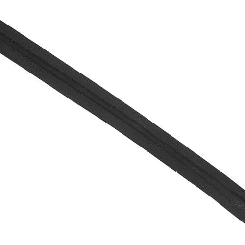 Mandala Crafts Black Single Fold Bias Tape for Sewing - 5/8 Inch 55 Yards Bias Tape Single Fold for Hemming Piping - Bias Binding Tape for Quilt Binding Seam Binding