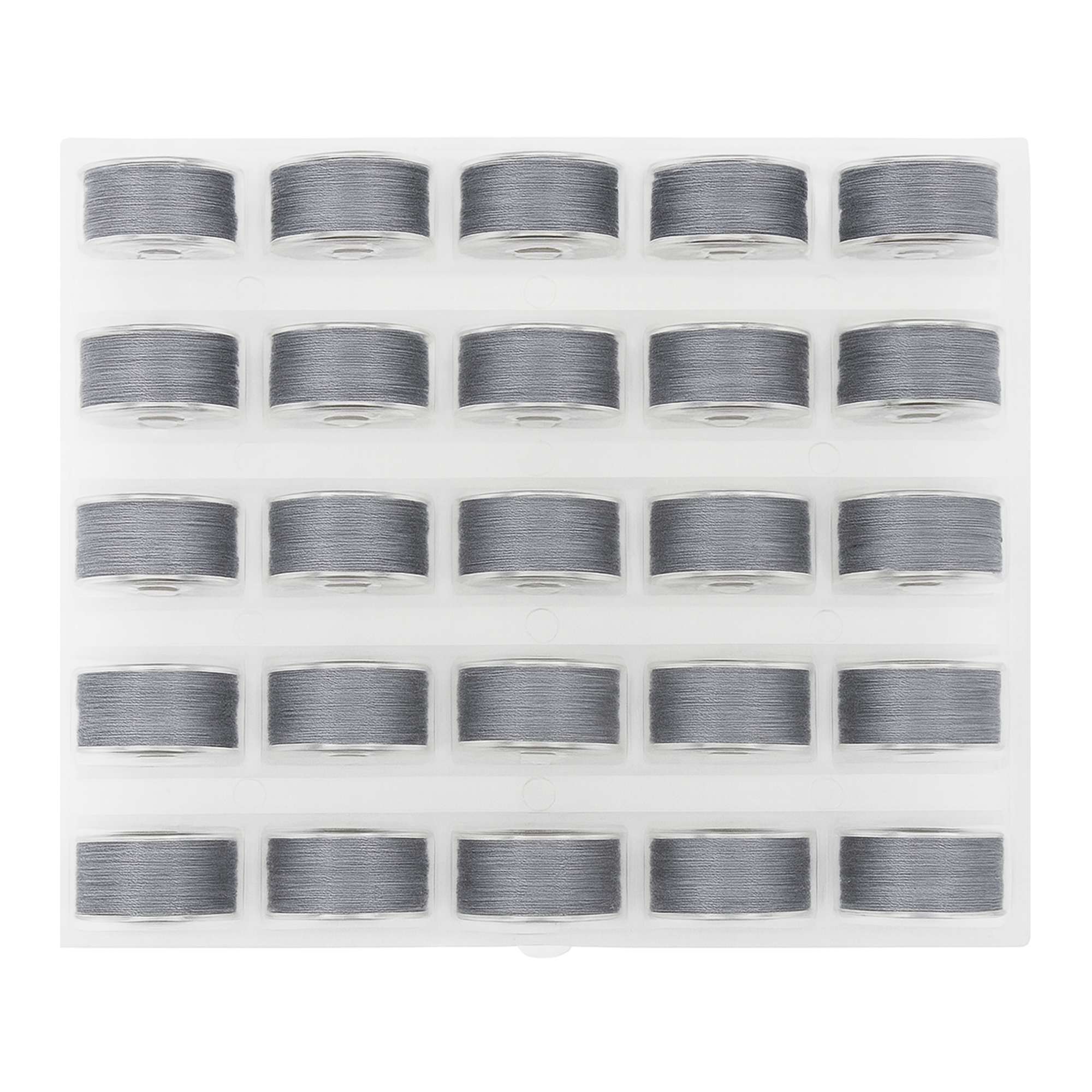 Mandala Crafts 25 Colored SA156 Prewound Bobbins for Singer Sewing Machine - SA156 Bobbins for Brother Sewing Machine - 15J Prefilled Bobbin Thread for Embroidery