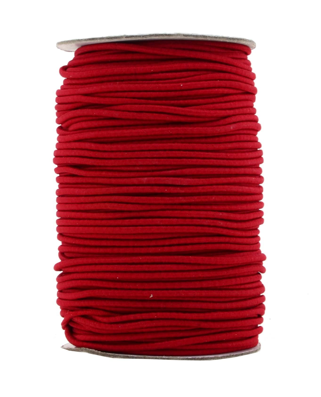 Mandala Crafts 2mm Elastic Cord Stretchy String for Bracelets, Necklaces, Jewelry Making, Beading, Masks