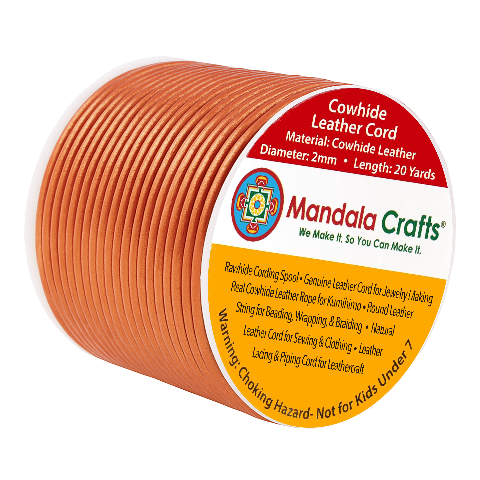 Round Cowhide Genuine Leather String Cord, Natural Rawhide Rope for Jewelry Making, Kumihimo Braiding, Shoelaces