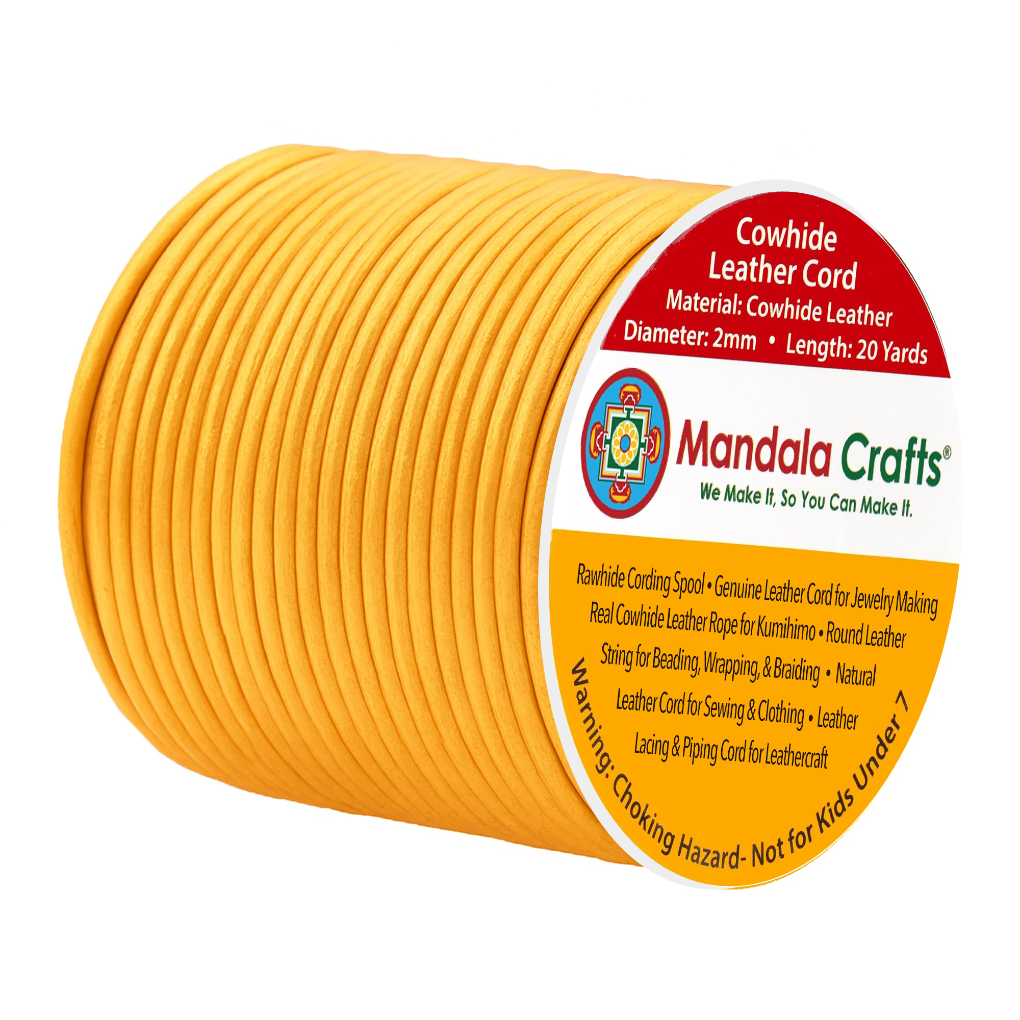 Round Cowhide Genuine Leather String Cord, Natural Rawhide Rope for Jewelry Making, Kumihimo Braiding, Shoelaces