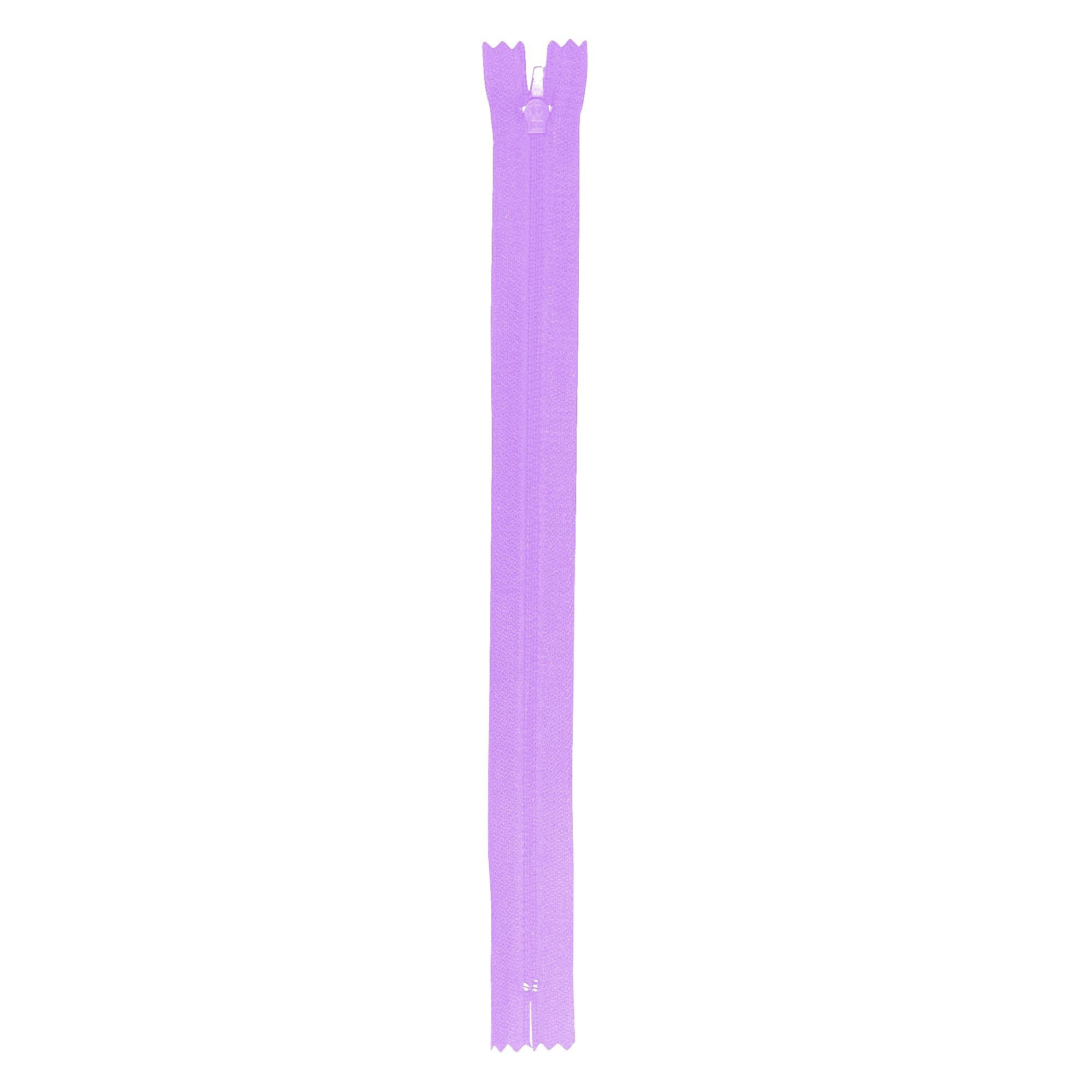 Mandala Crafts Lilac Nylon Zippers for Sewing Zipper in Bulk - Lilac Sewing Zippers for Tailor Zipper Replacement