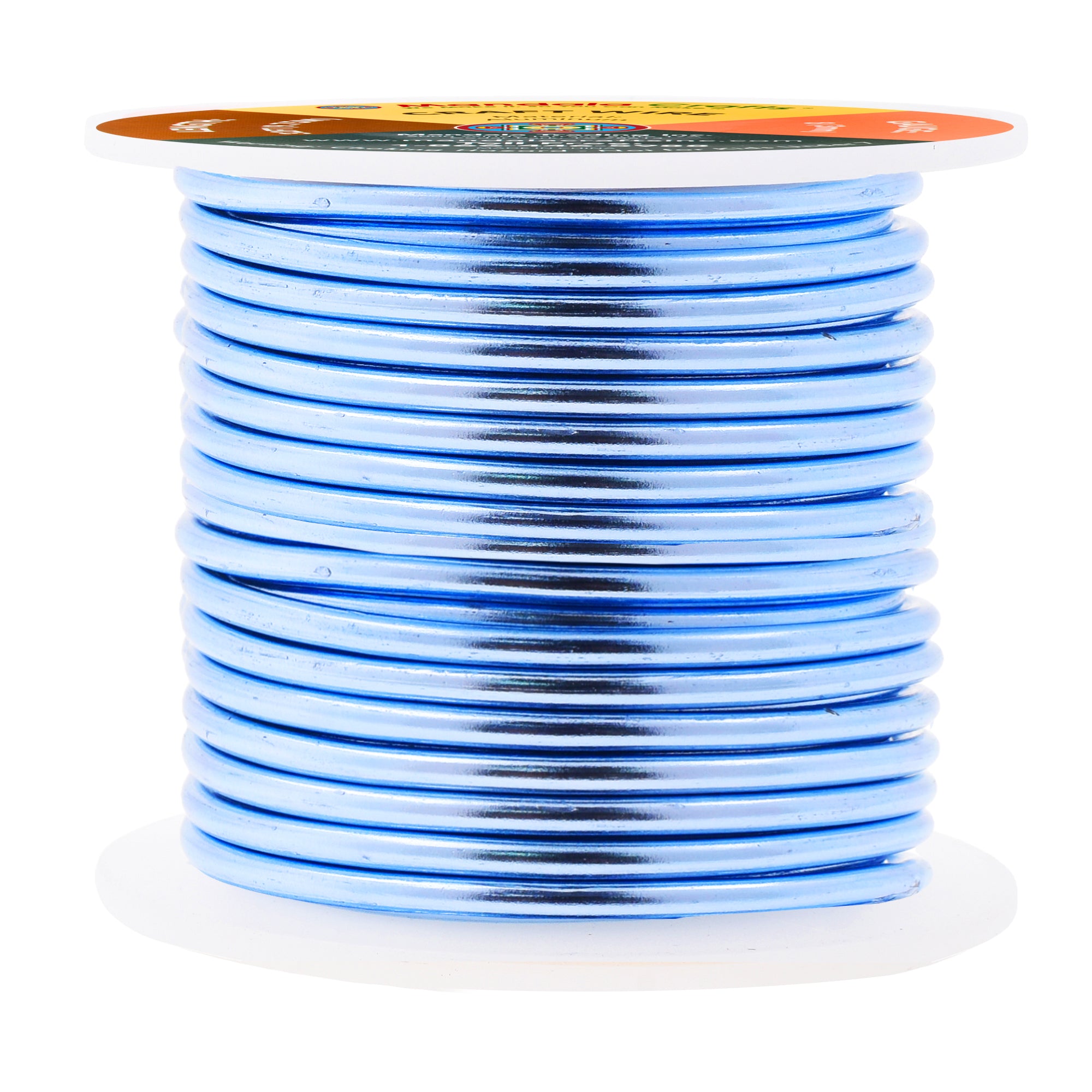 8 Gauge Anodized Aluminum Craft Wire for Jewelry Making - Bendable Flexible Crafting Wire 8 Gauge Wire Colored for Bonsai - Armature Wire for Sculpting - 32 feet