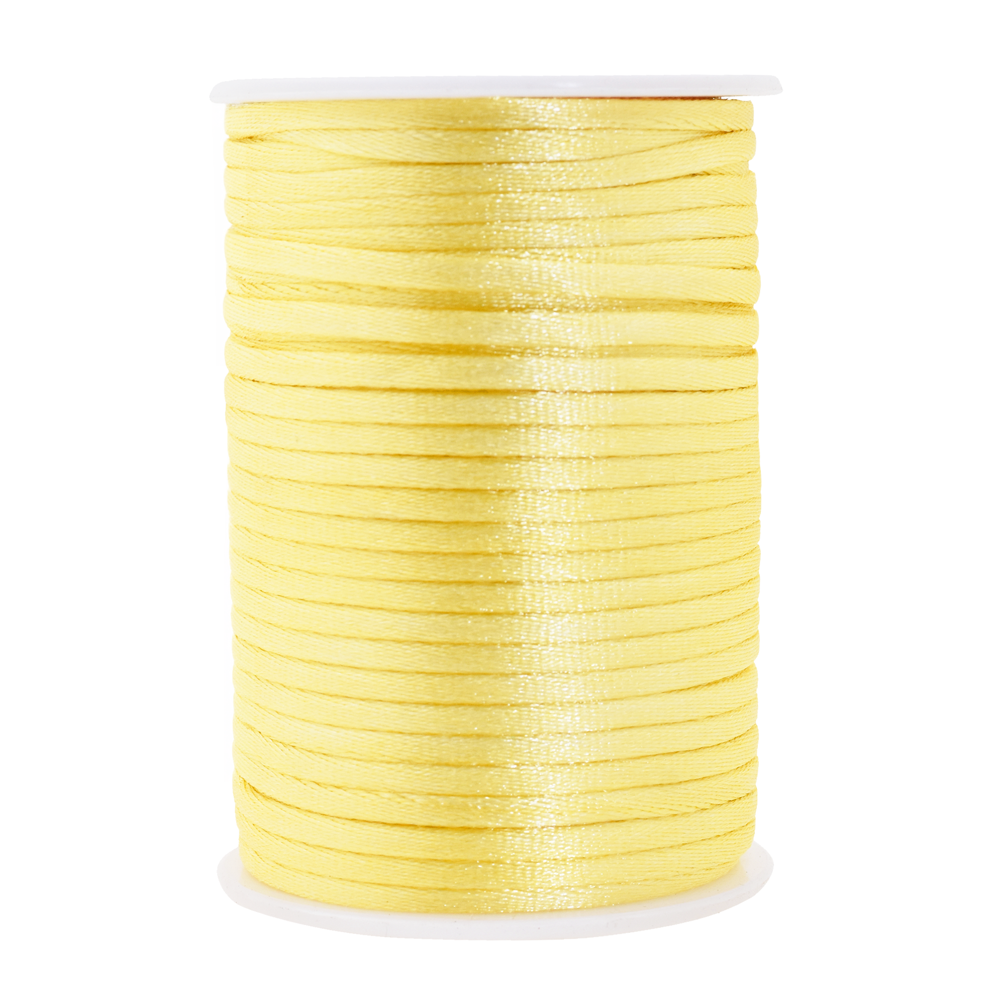 Mandala Crafts Satin Rattail Cord String from Nylon for Chinese Knot, Macrame, Trim, Jewelry Making