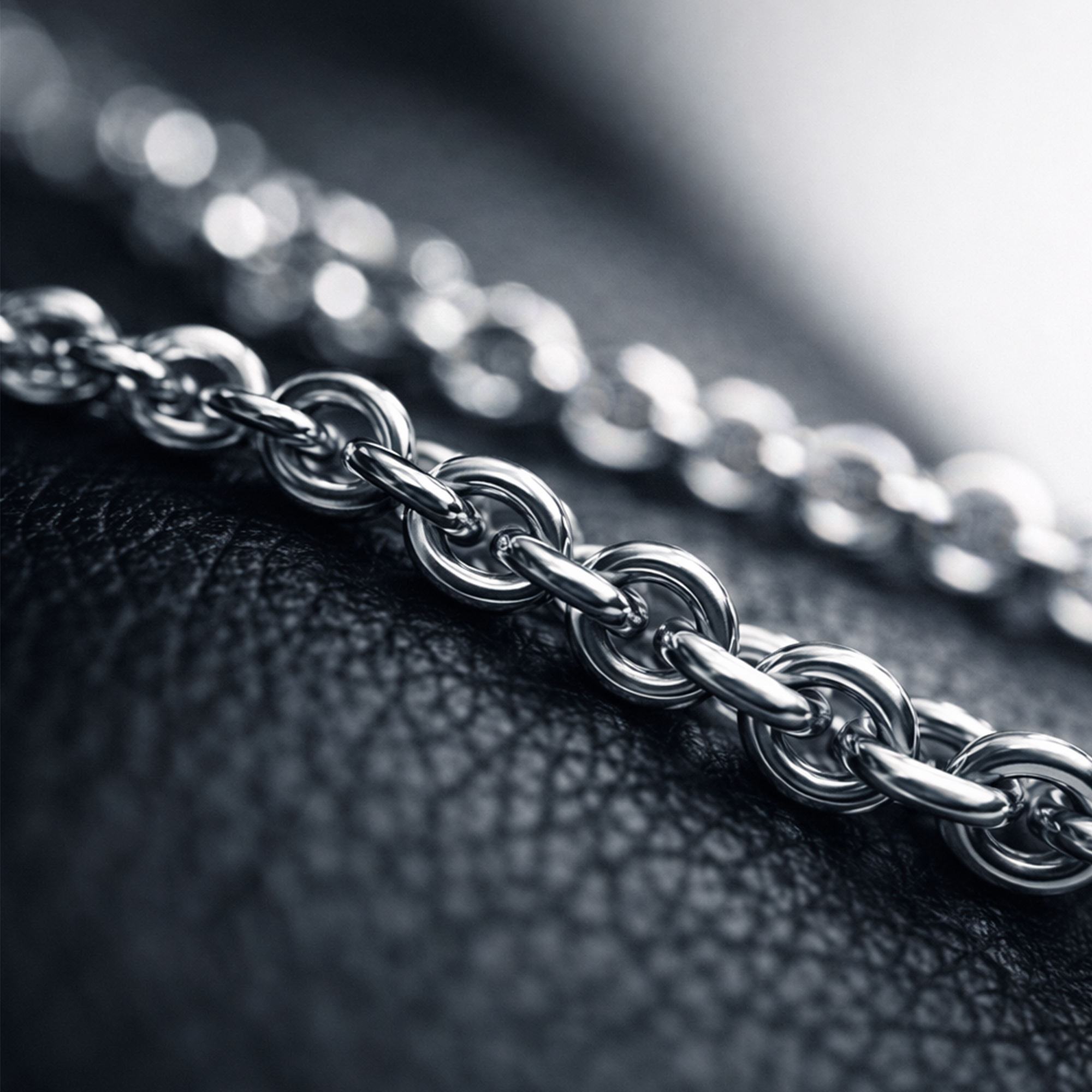Mandala Crafts 49 Ft Stainless Steel Chain Roll for Jewelry Making – 2.5 mm Silver Tone Tarnish-Resistant Cable Chain Bulk with Lobster Clasps & Jump Rings for Necklace & Bracelet Projects