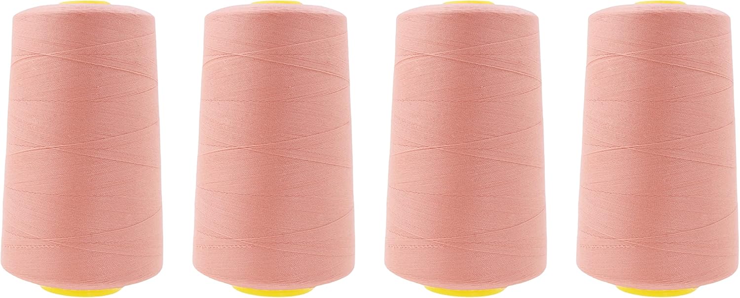 All Purpose Sewing Thread from Polyester for Serger, Overlock, Quilting, Sewing Machine
