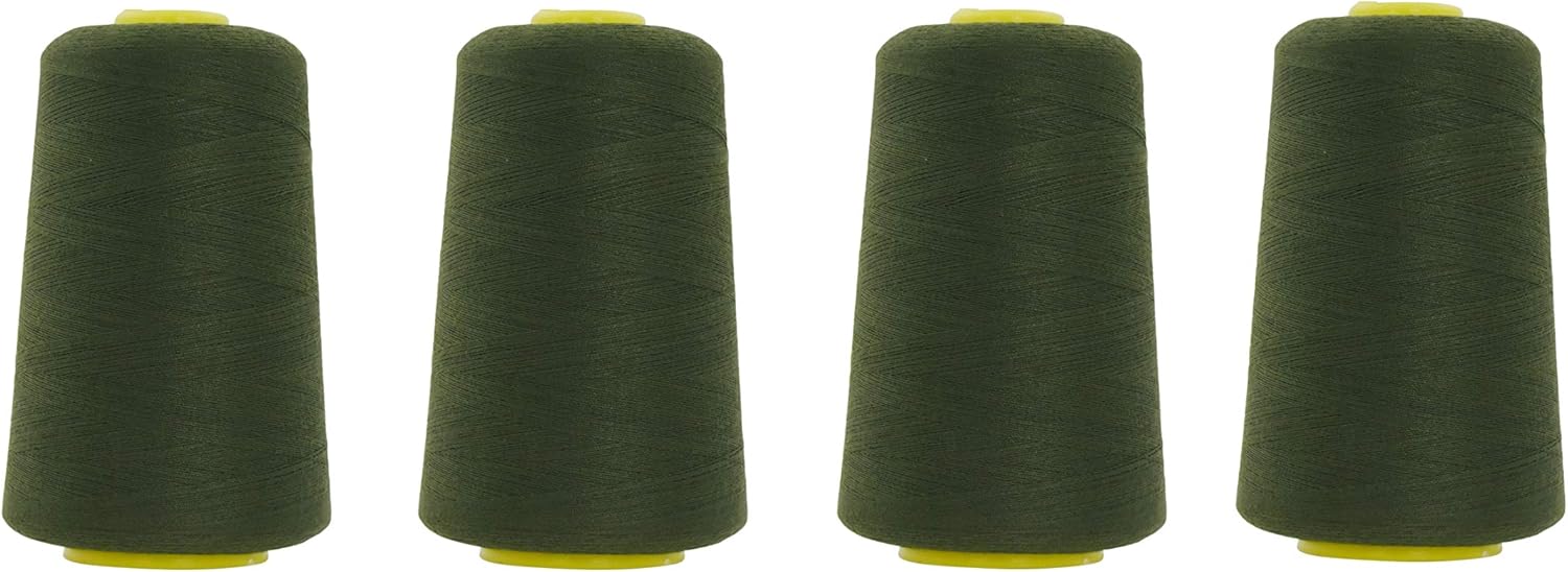All Purpose Sewing Thread from Polyester for Serger, Overlock, Quilting, Sewing Machine