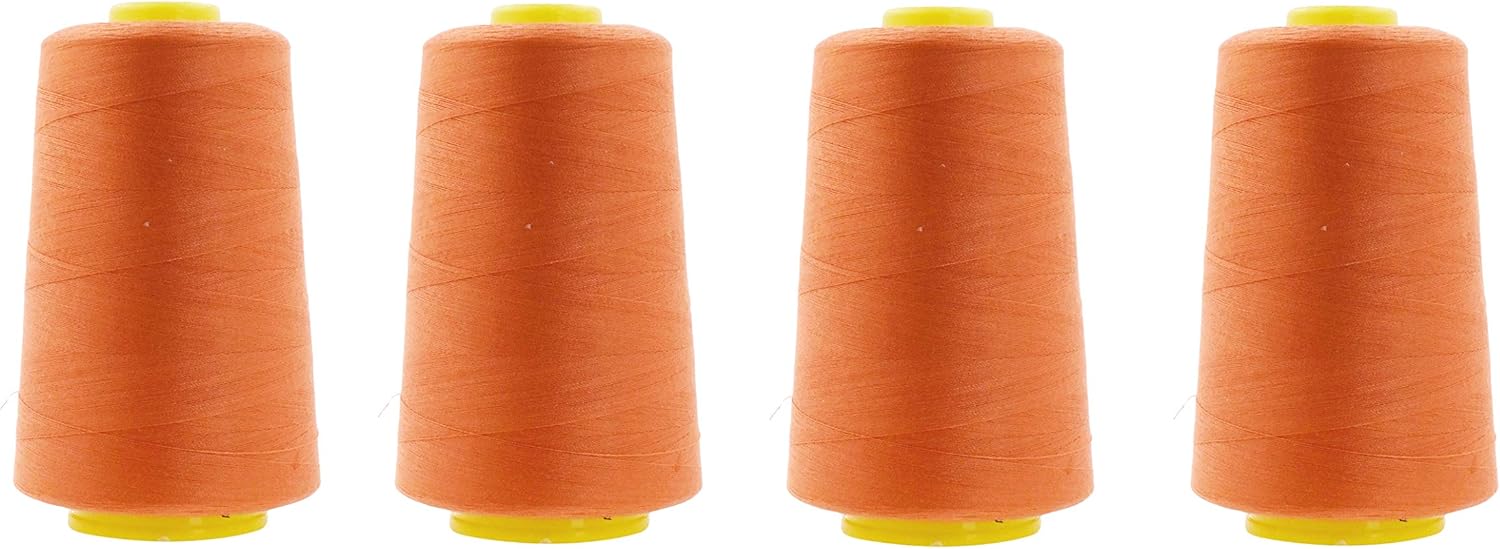 All Purpose Sewing Thread from Polyester for Serger, Overlock, Quilting, Sewing Machine