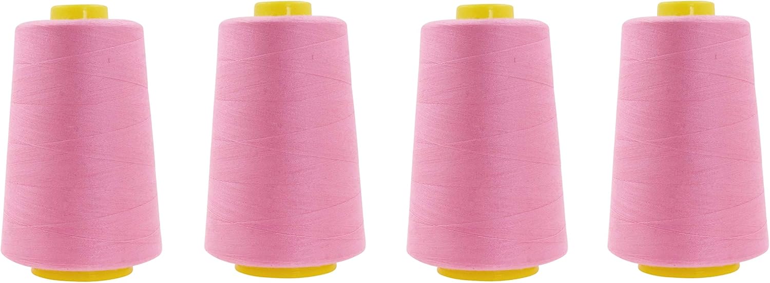 All Purpose Sewing Thread from Polyester for Serger, Overlock, Quilting, Sewing Machine