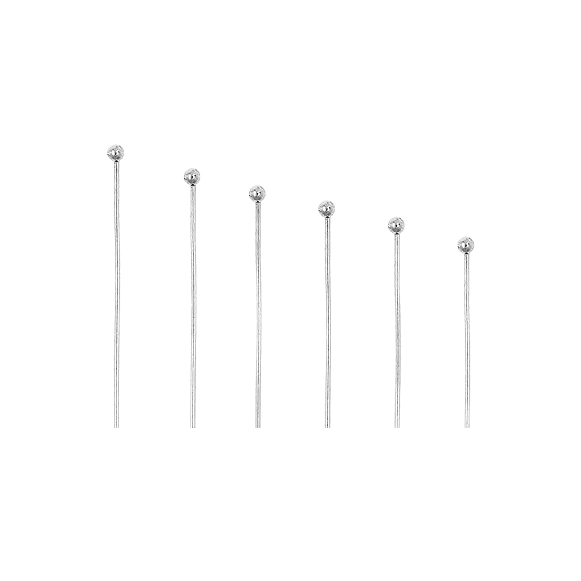 Mandala Crafts Stainless Steel Ball Head Pins for Jewelry Making Earring Making Supplies - Jewelry Findings for Making Earrings DIY Bracelets Rosary Charms