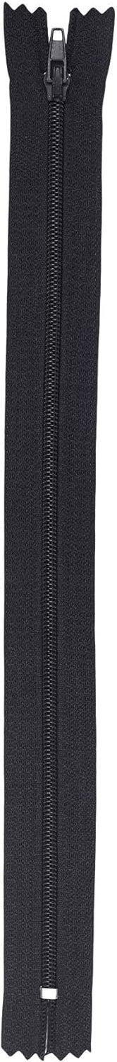 Mandala Crafts Black Nylon Zippers for Sewing Black Zipper in Bulk - Assorted Lengths Zippers Sewing Supplies - Black Sewing Zippers for Tailor Zipper Replacement